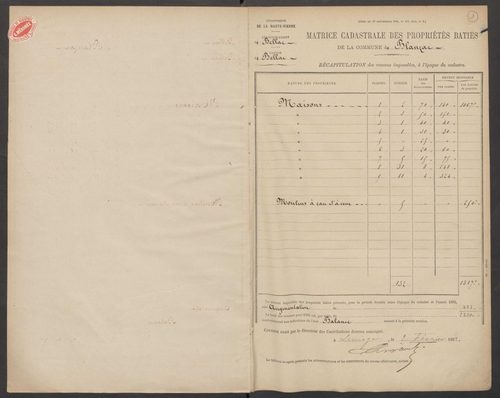 Blanzac 3 P 27 / 7 1882-1910