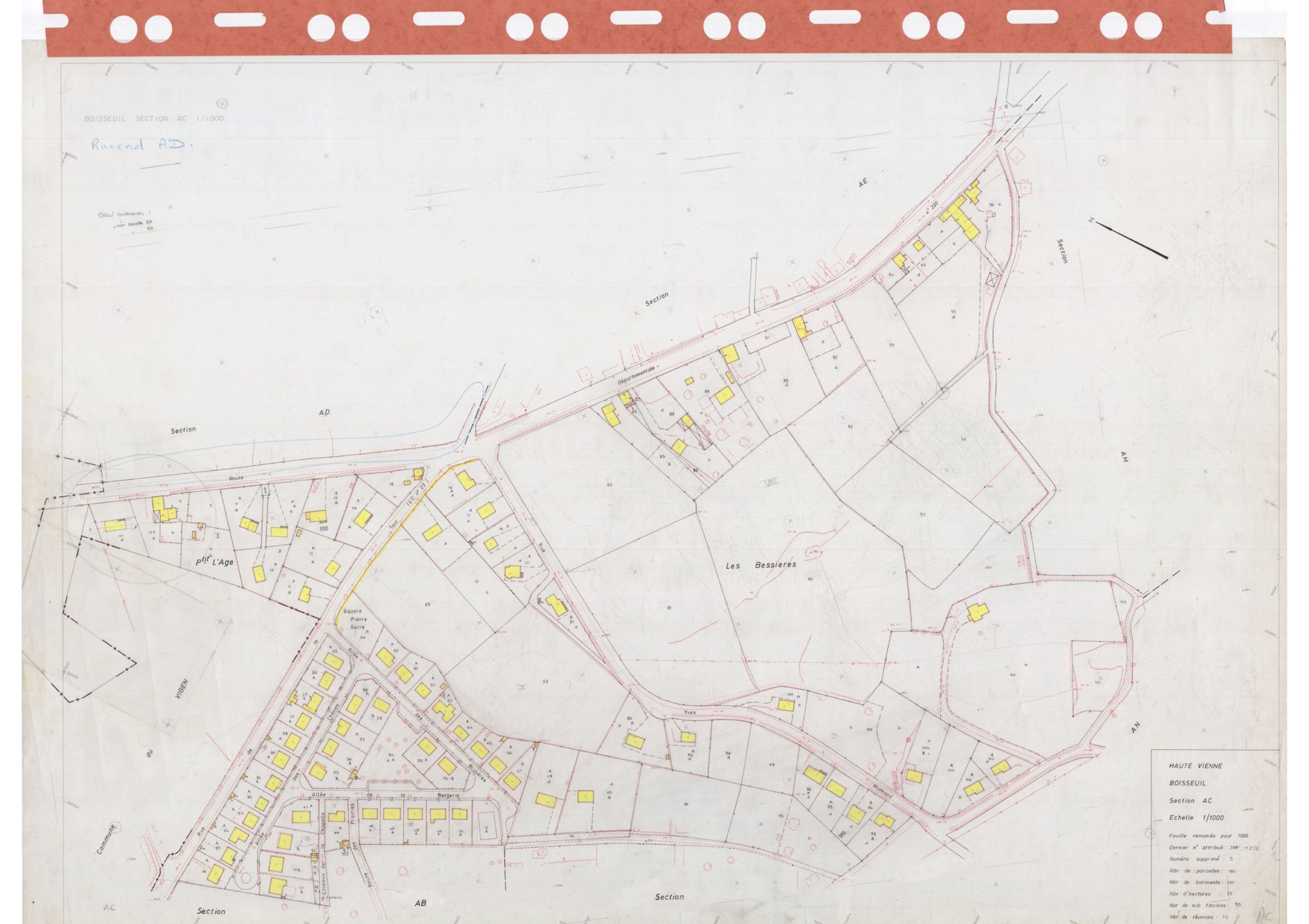 Boisseuil DDFIP 87 1996