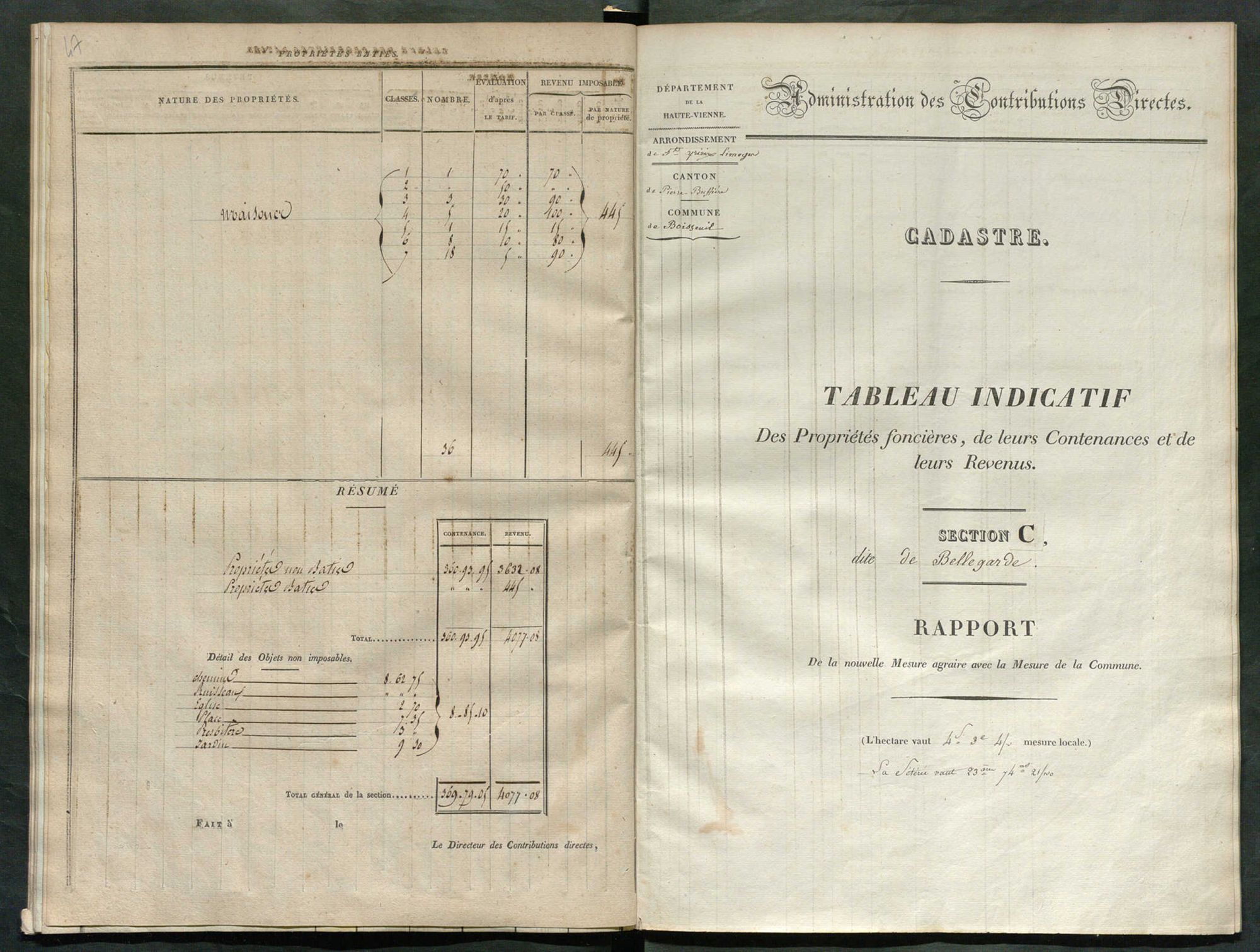 Boisseuil 3 P 29 / 2 1830