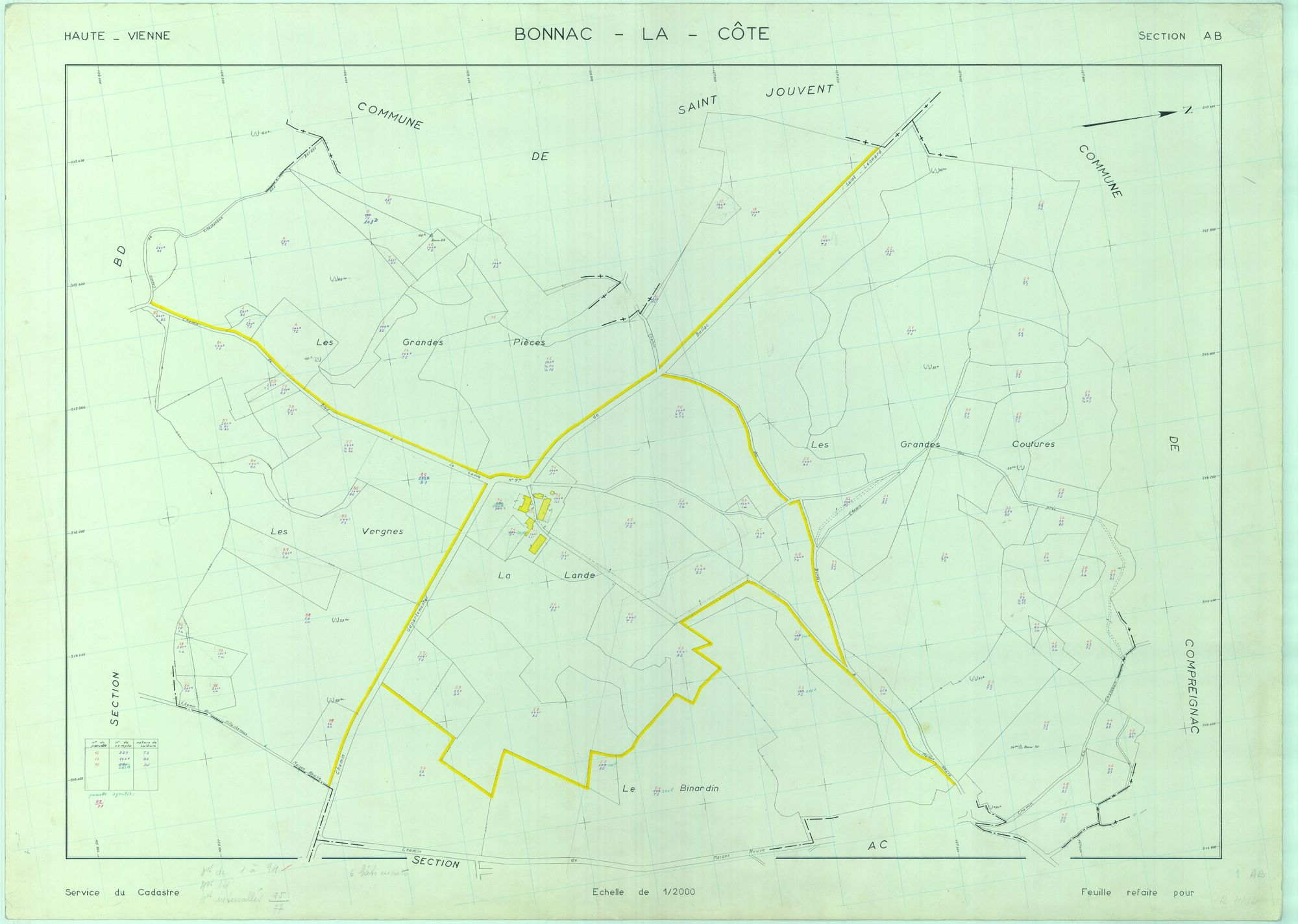 Bonnac-la-Côte 1203 W 9 1965