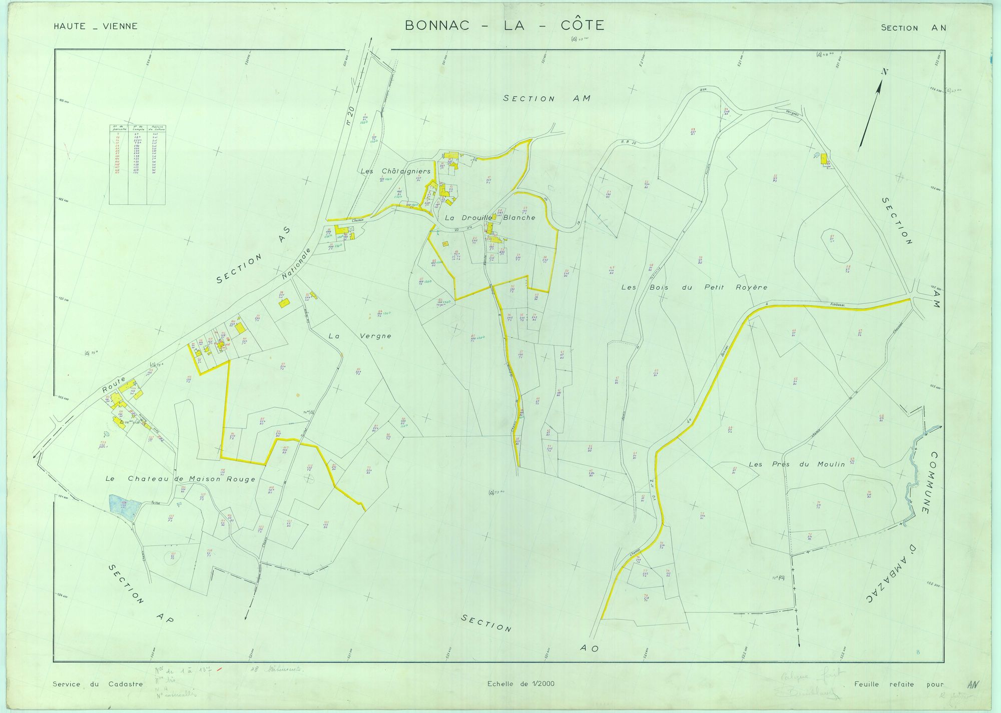 Bonnac-la-Côte 1203 W 9 1965