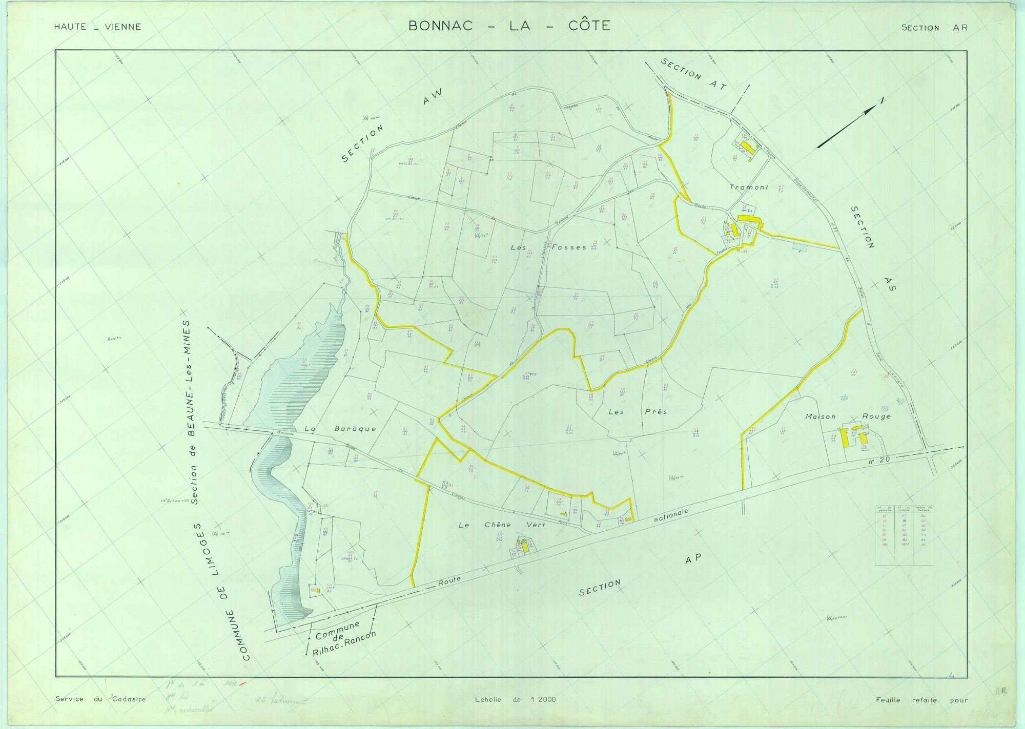 Bonnac-la-Côte 1203 W 9 1965