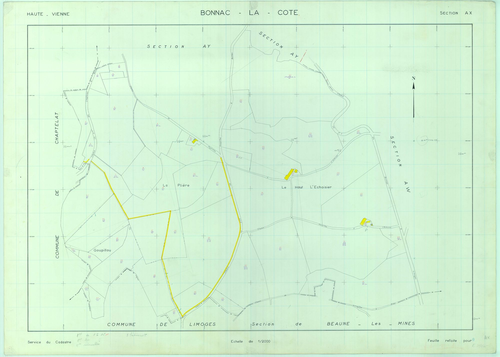 Bonnac-la-Côte 1203 W 9 1965