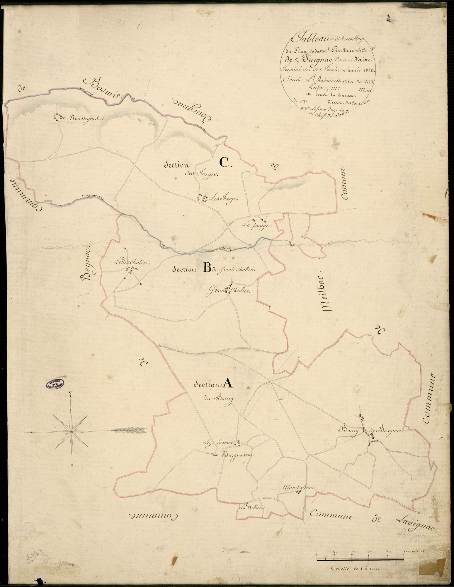 Burgnac 3 P 35 / 1 1823