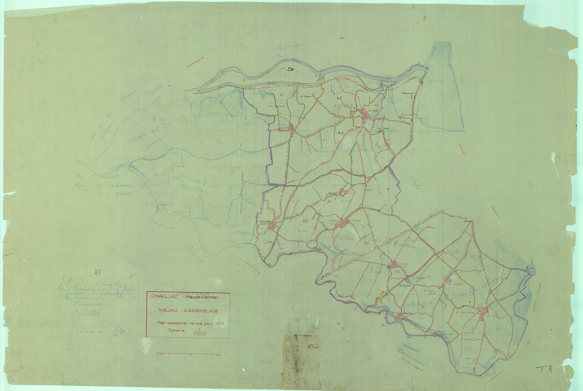 Chaillac-sur-Vienne 1203 W 15 1951