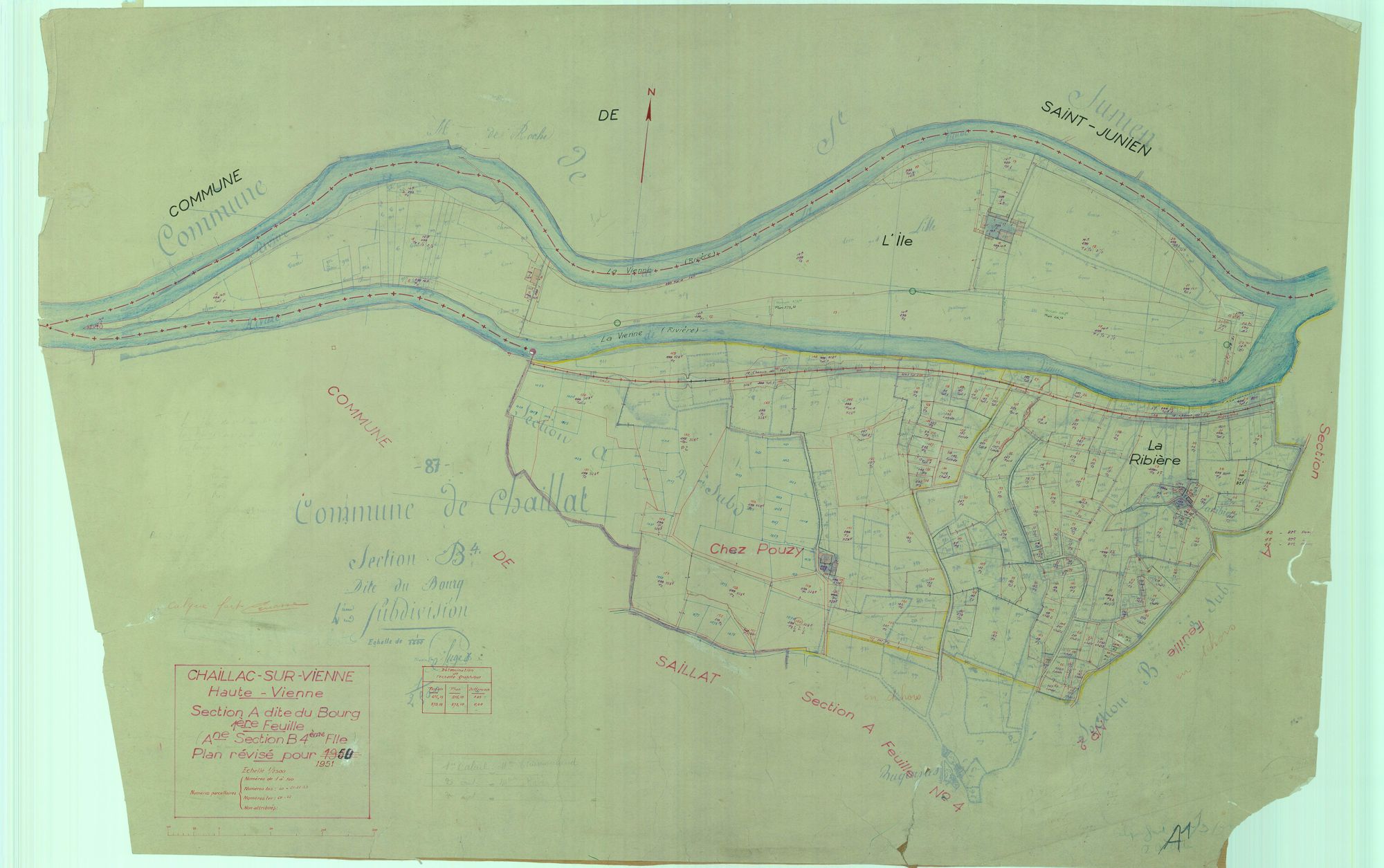 Chaillac-sur-Vienne 1203 W 15 1951