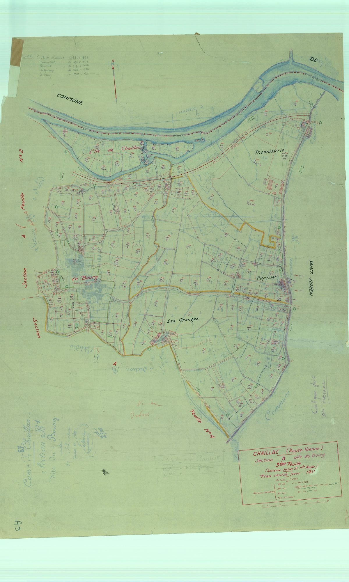 Chaillac-sur-Vienne 1203 W 15 1951