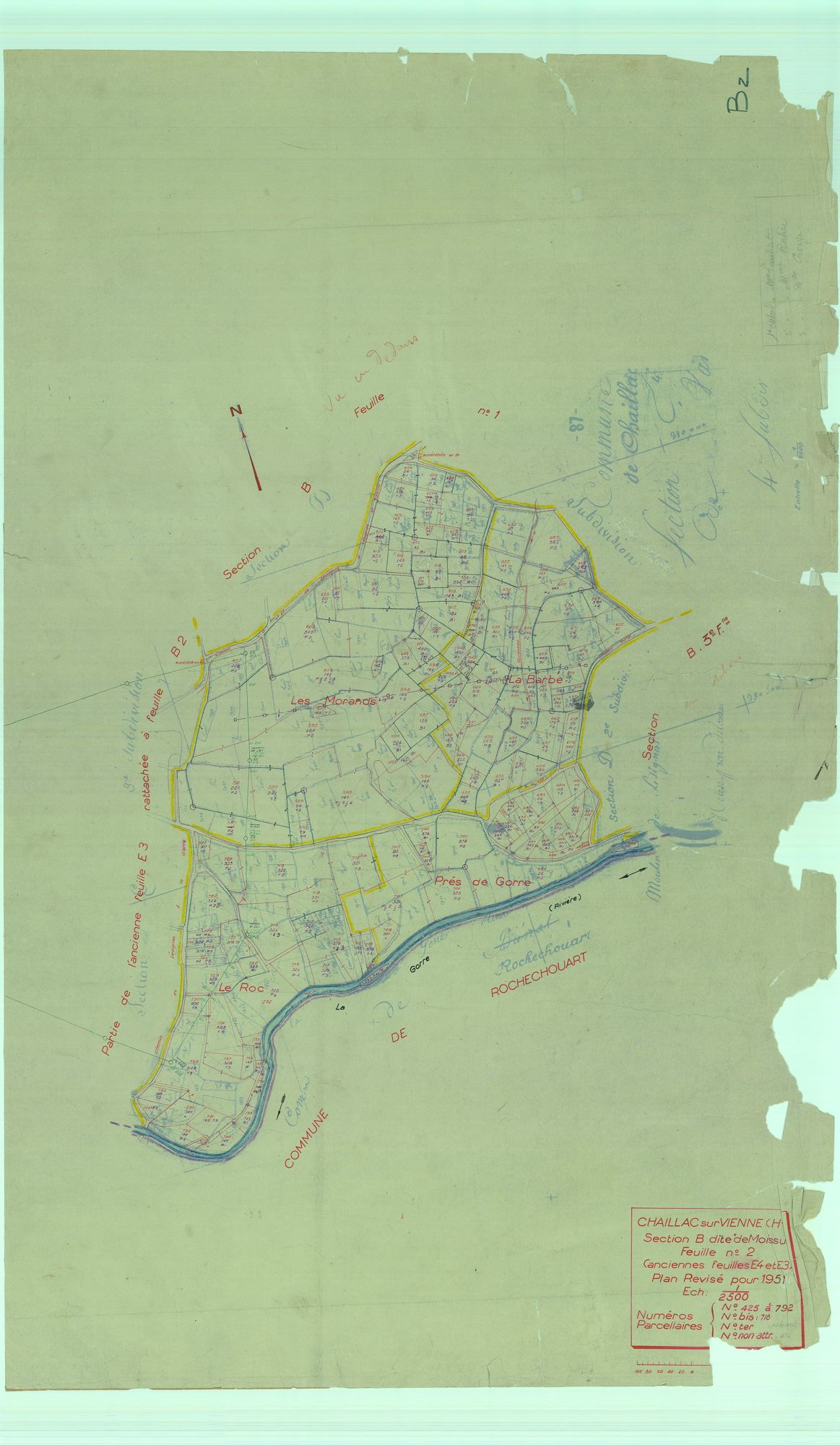 Chaillac-sur-Vienne 1203 W 15 1951