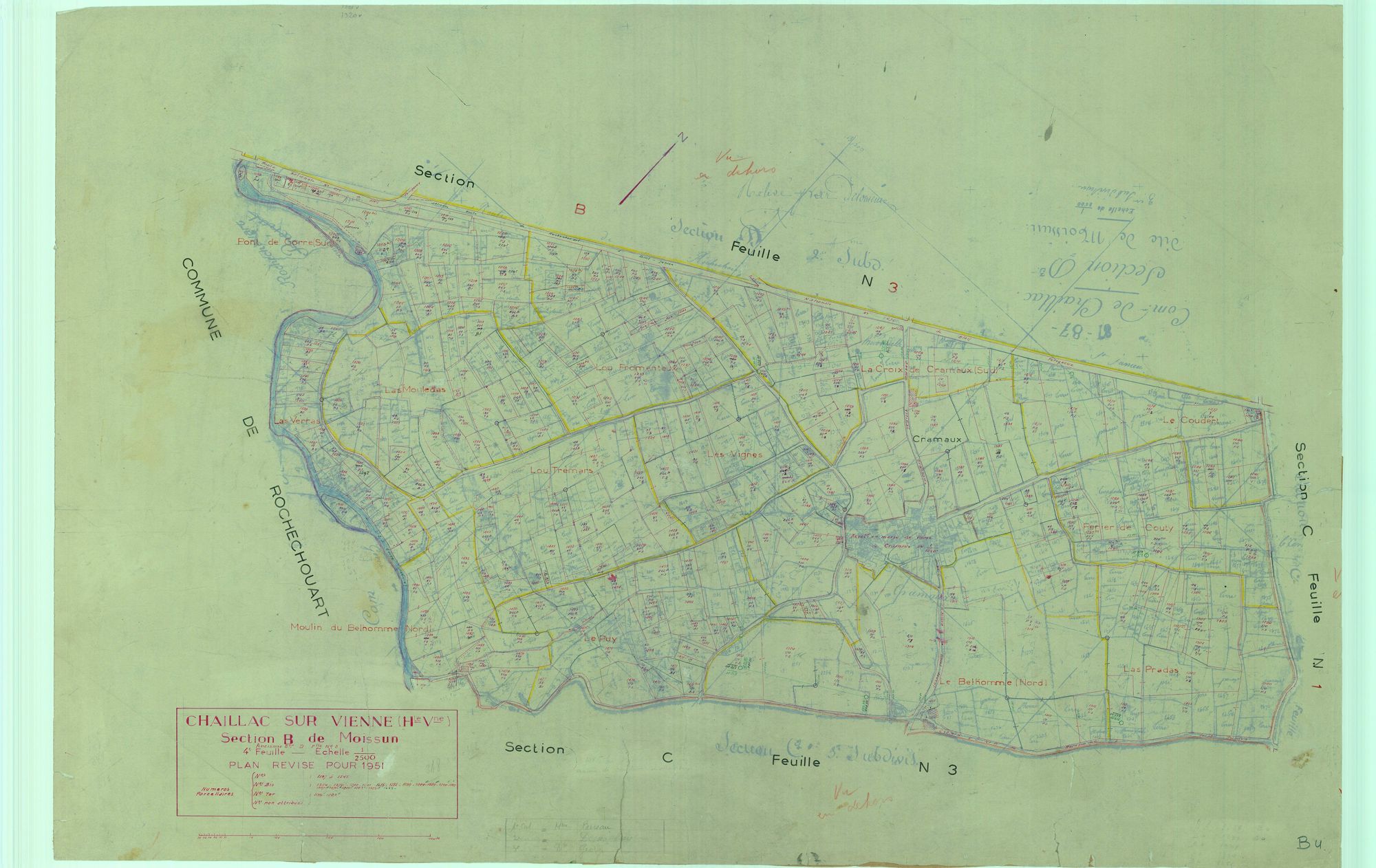 Chaillac-sur-Vienne 1203 W 15 1951
