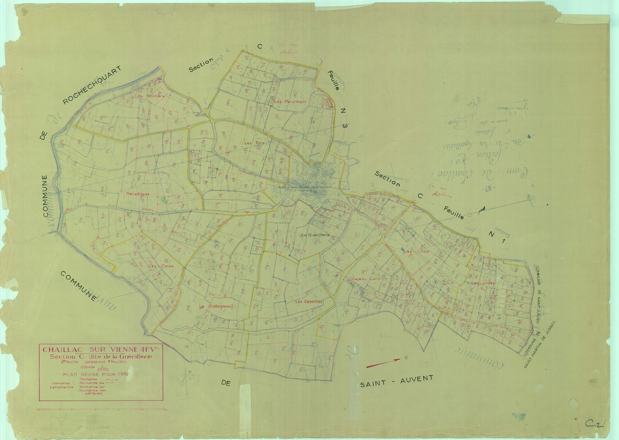 Chaillac-sur-Vienne 1203 W 15 1951