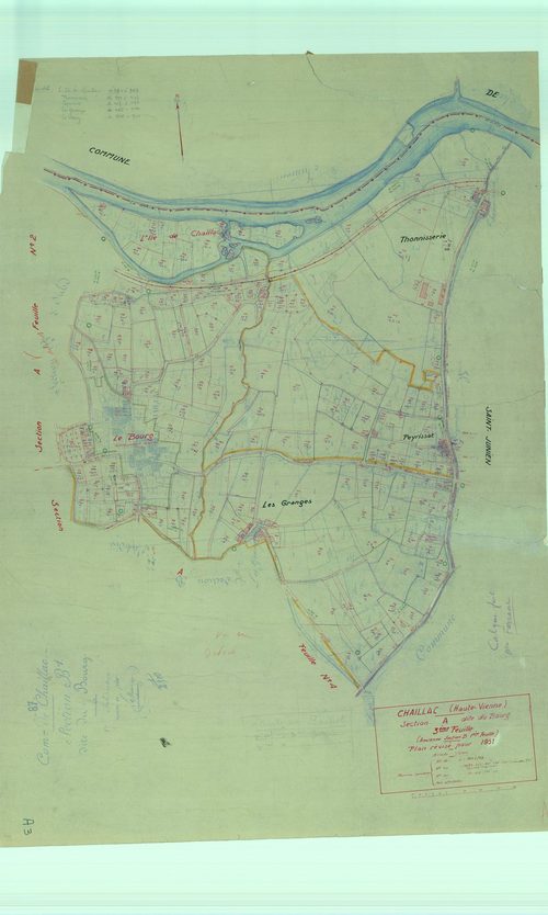 Chaillac-sur-Vienne 1203 W 15 1951