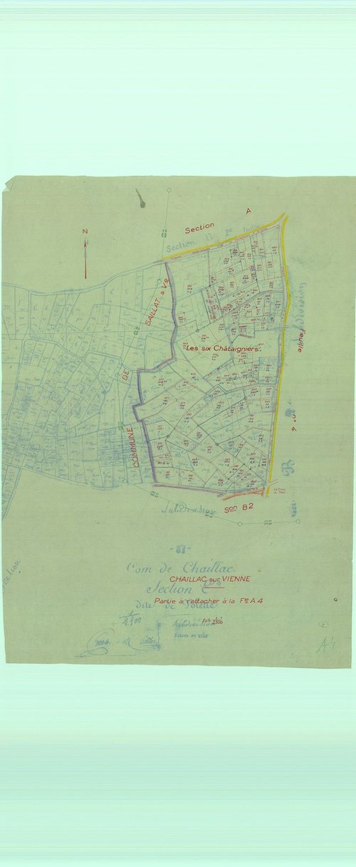 Chaillac-sur-Vienne 1203 W 15 1951