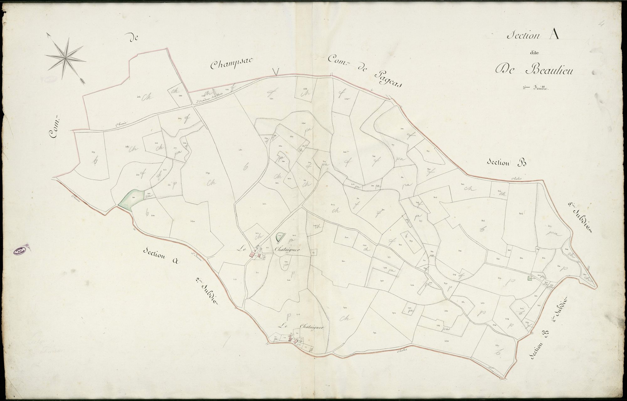Châlus 3 P 42 / 1 1814