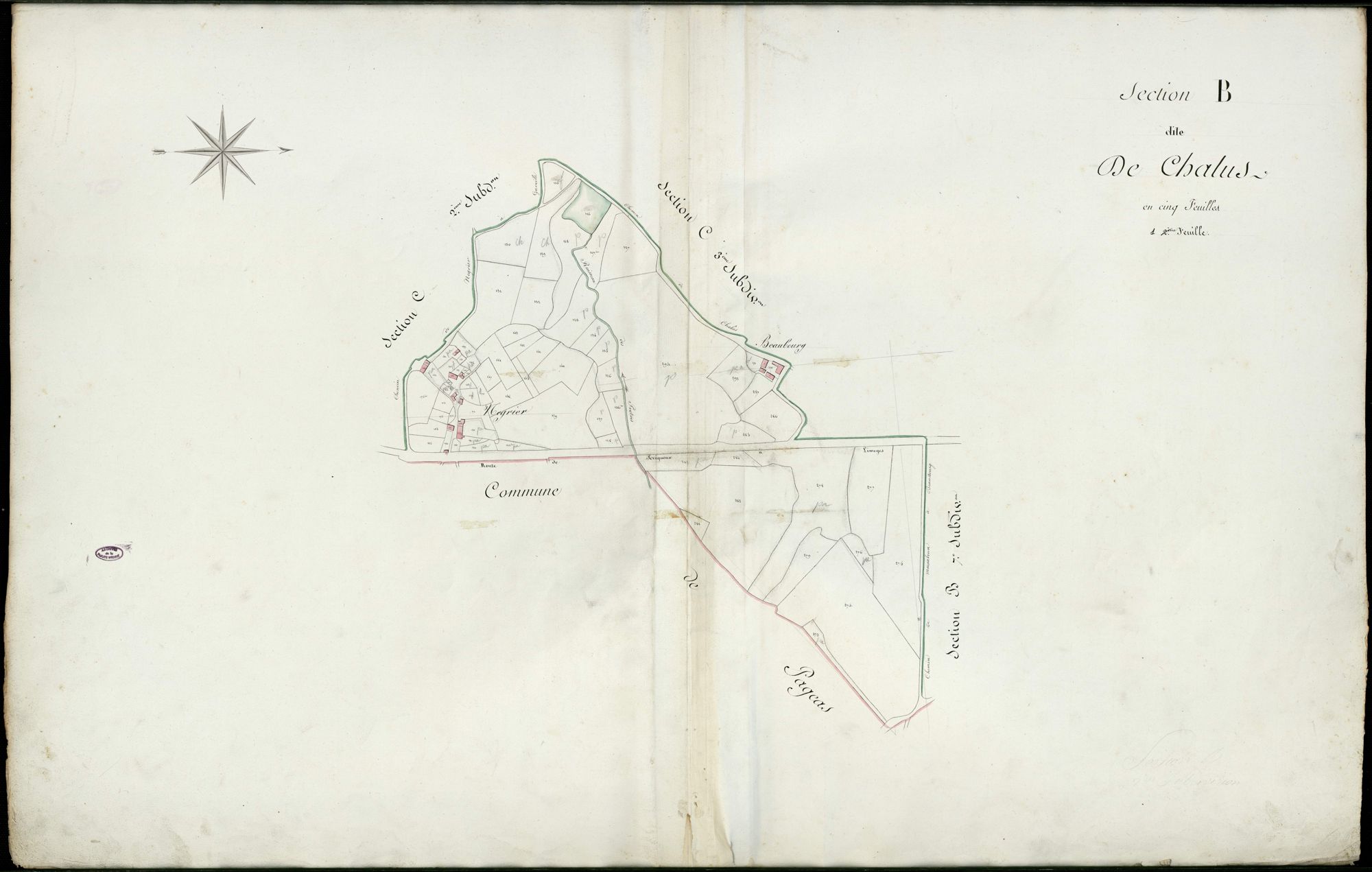 Châlus 3 P 42 / 1 1814