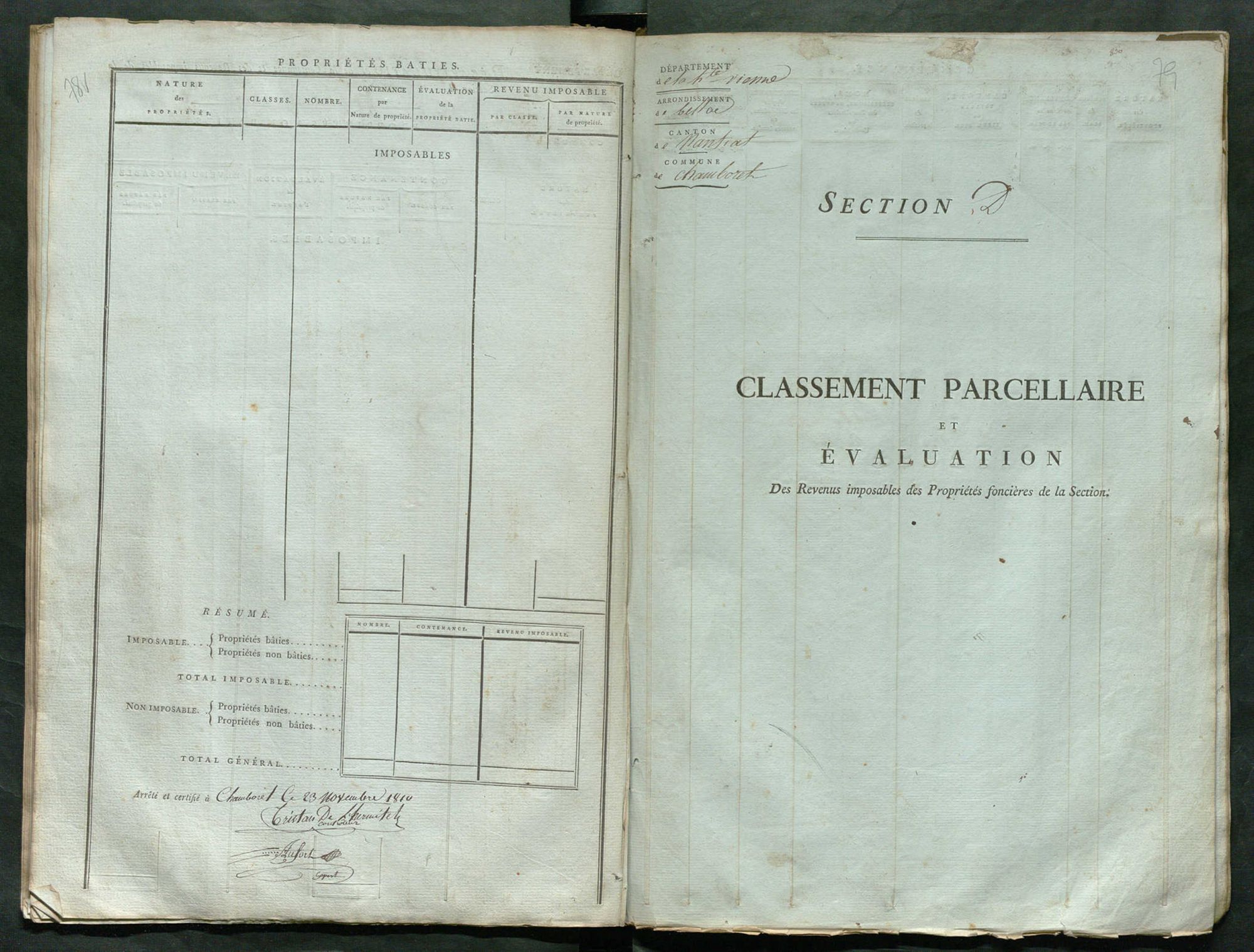 Chamborêt 3 P 43 / 2 1810