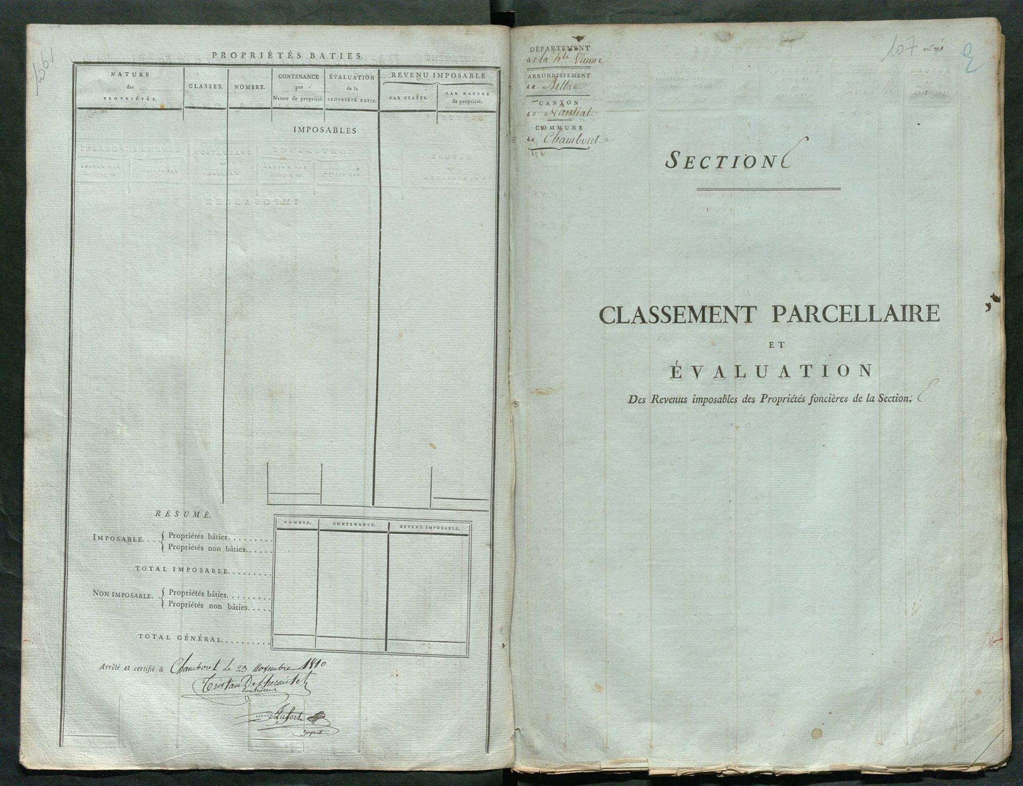 Chamborêt 3 P 43 / 2 1810
