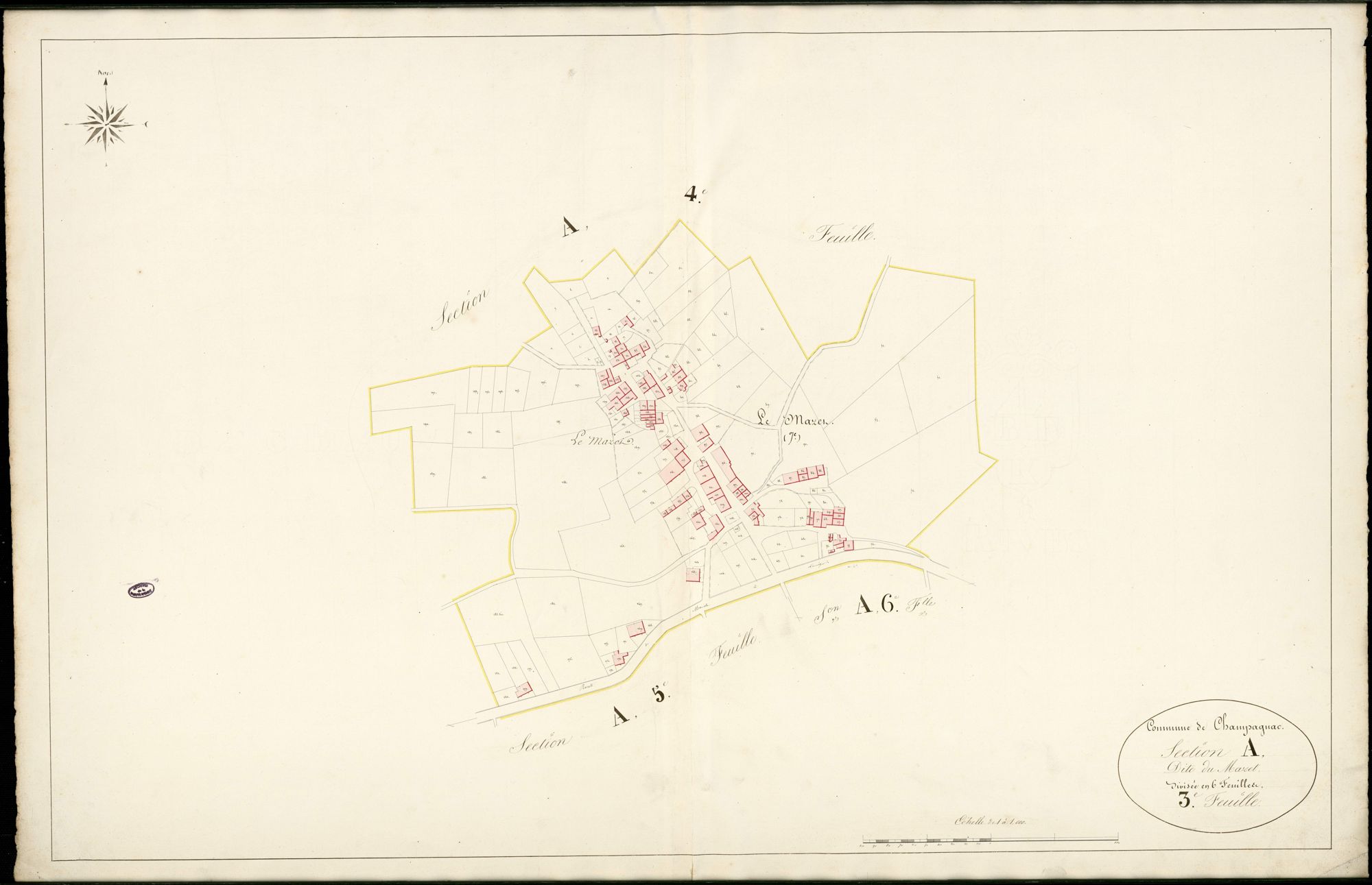 Champagnac-la-Rivière 3 P 44 / 1 [v. 1839]