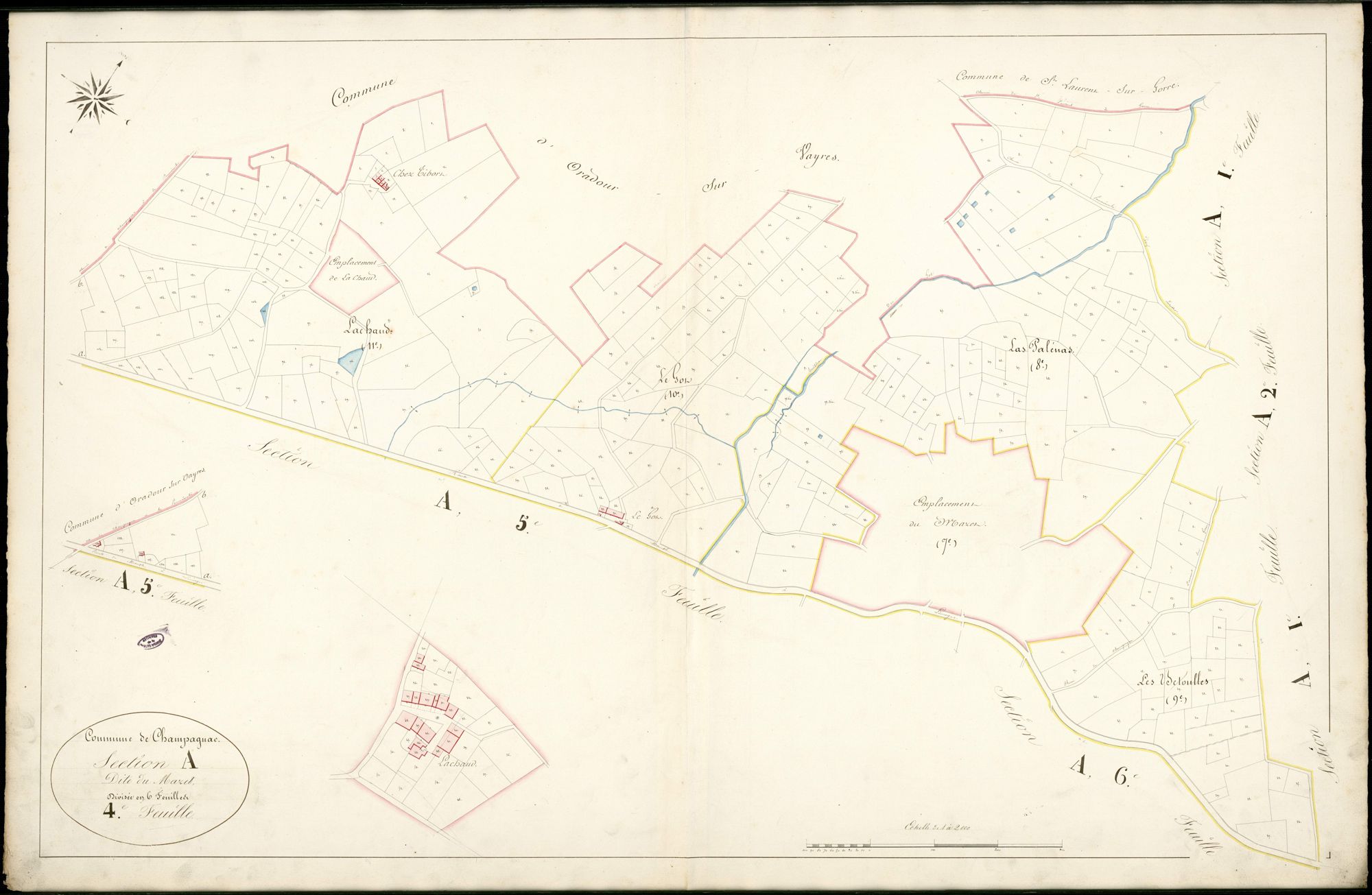 Champagnac-la-Rivière 3 P 44 / 1 [v. 1839]