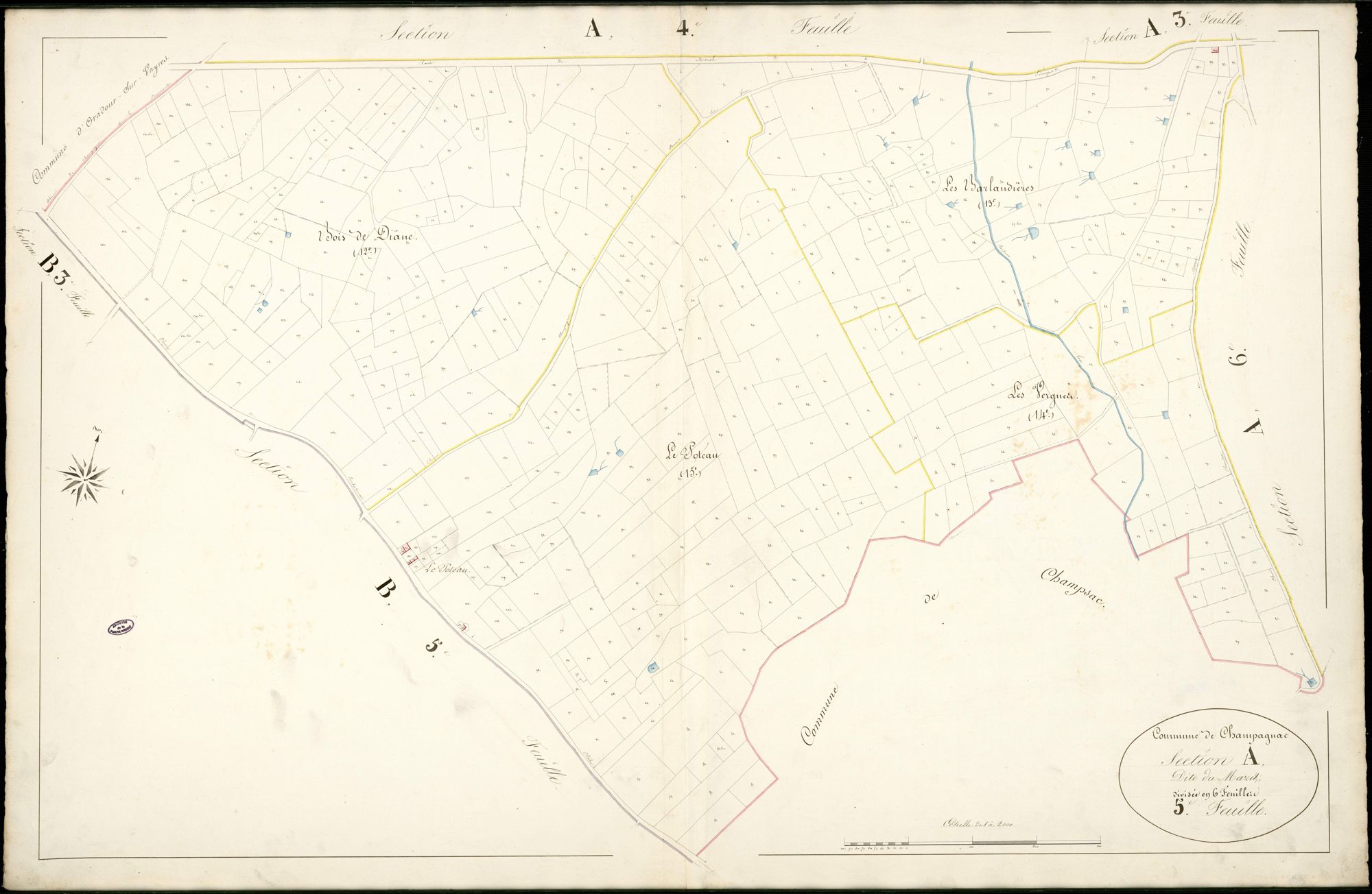 Champagnac-la-Rivière 3 P 44 / 1 [v. 1839]