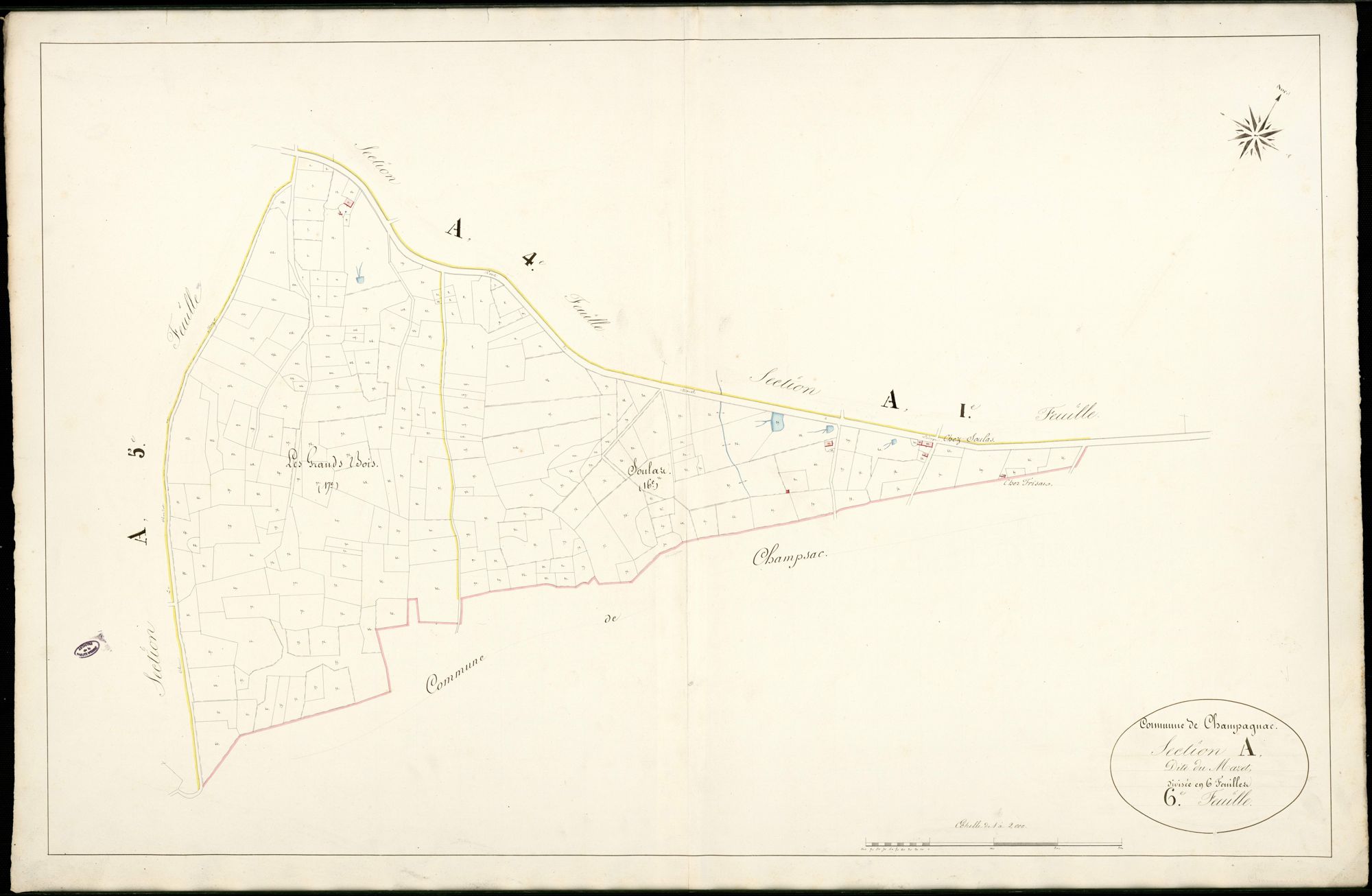 Champagnac-la-Rivière 3 P 44 / 1 [v. 1839]