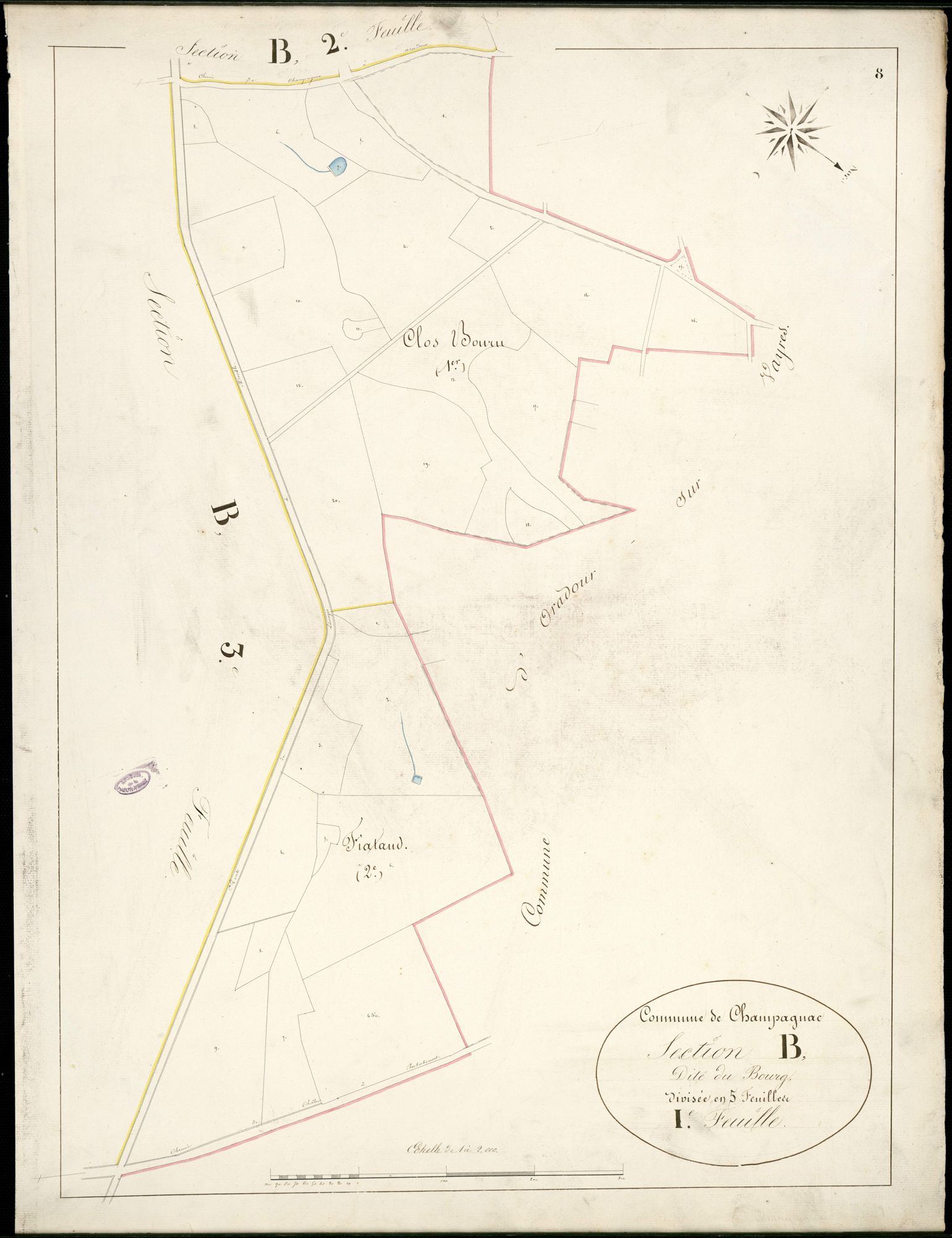 Champagnac-la-Rivière 3 P 44 / 1 [v. 1839]