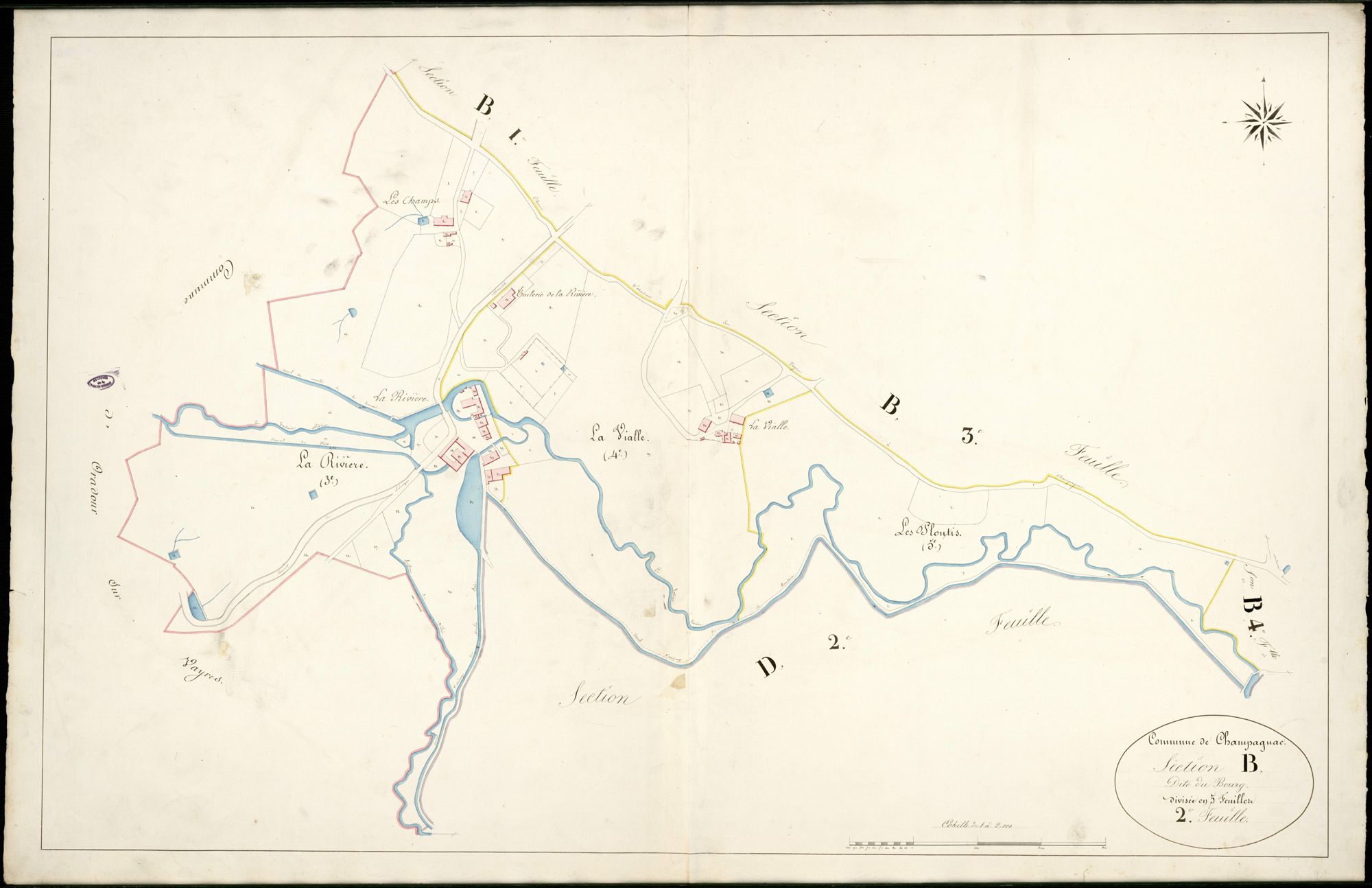 Champagnac-la-Rivière 3 P 44 / 1 [v. 1839]