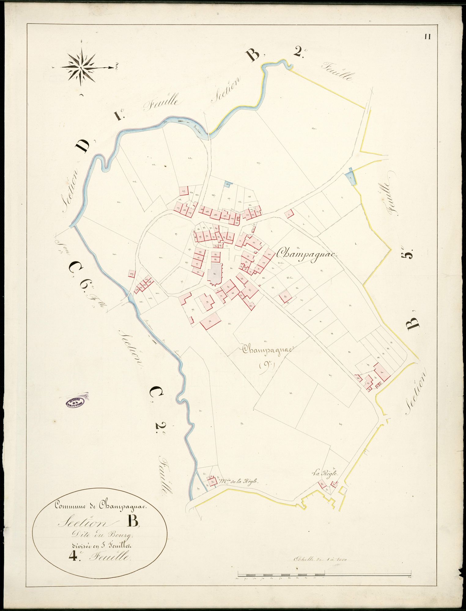 Champagnac-la-Rivière 3 P 44 / 1 [v. 1839]