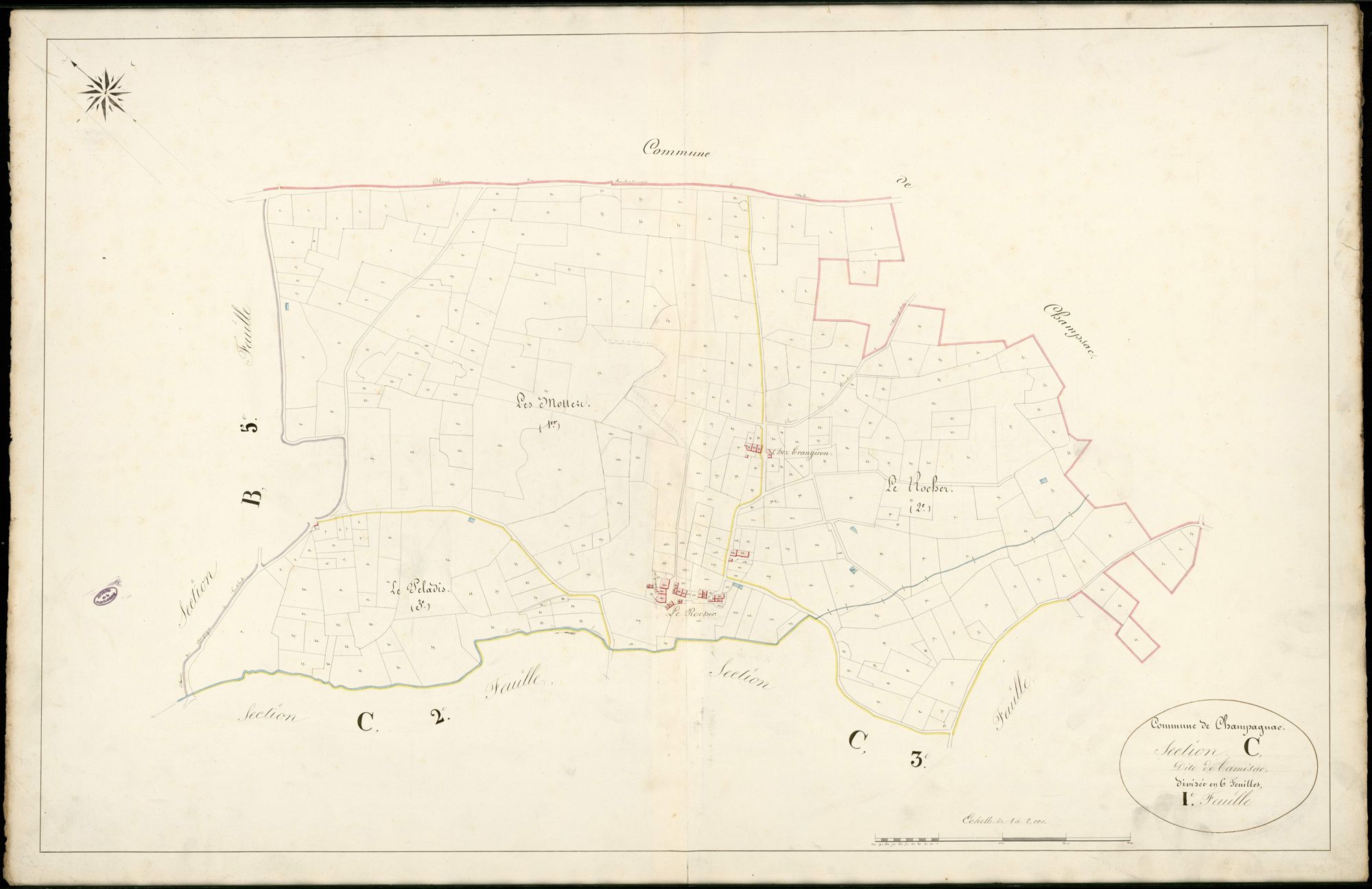 Champagnac-la-Rivière 3 P 44 / 1 [v. 1839]