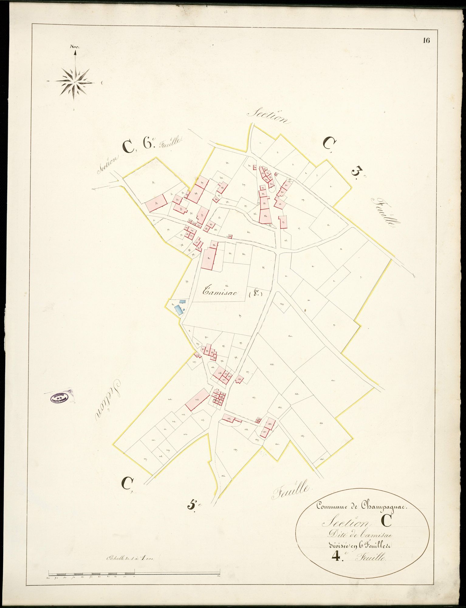 Champagnac-la-Rivière 3 P 44 / 1 [v. 1839]