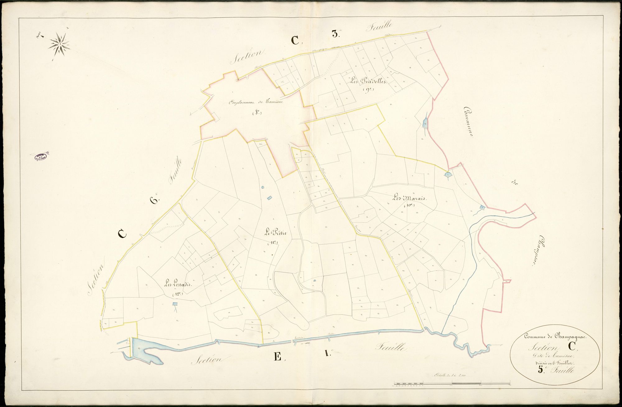 Champagnac-la-Rivière 3 P 44 / 1 [v. 1839]
