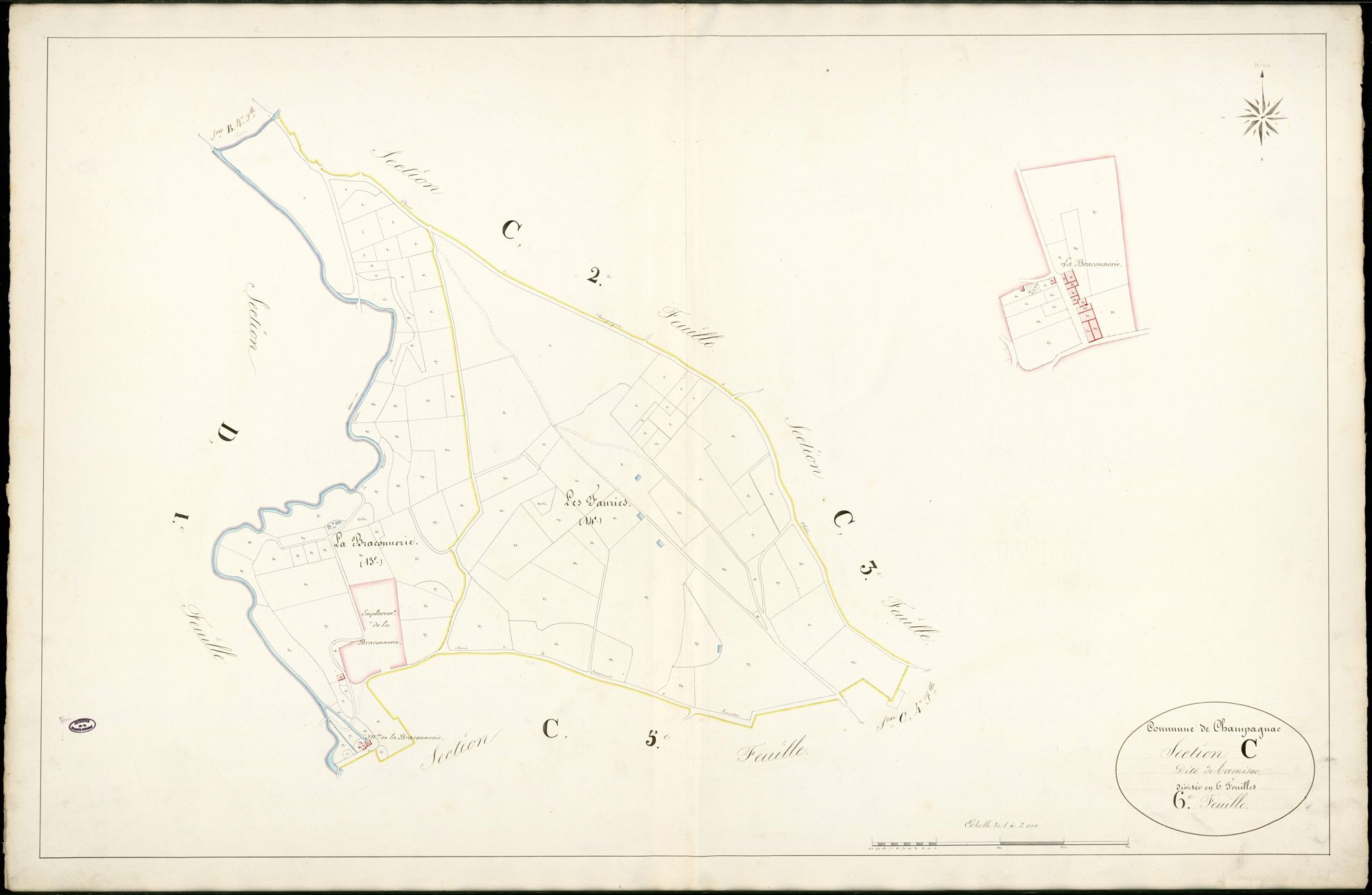 Champagnac-la-Rivière 3 P 44 / 1 [v. 1839]