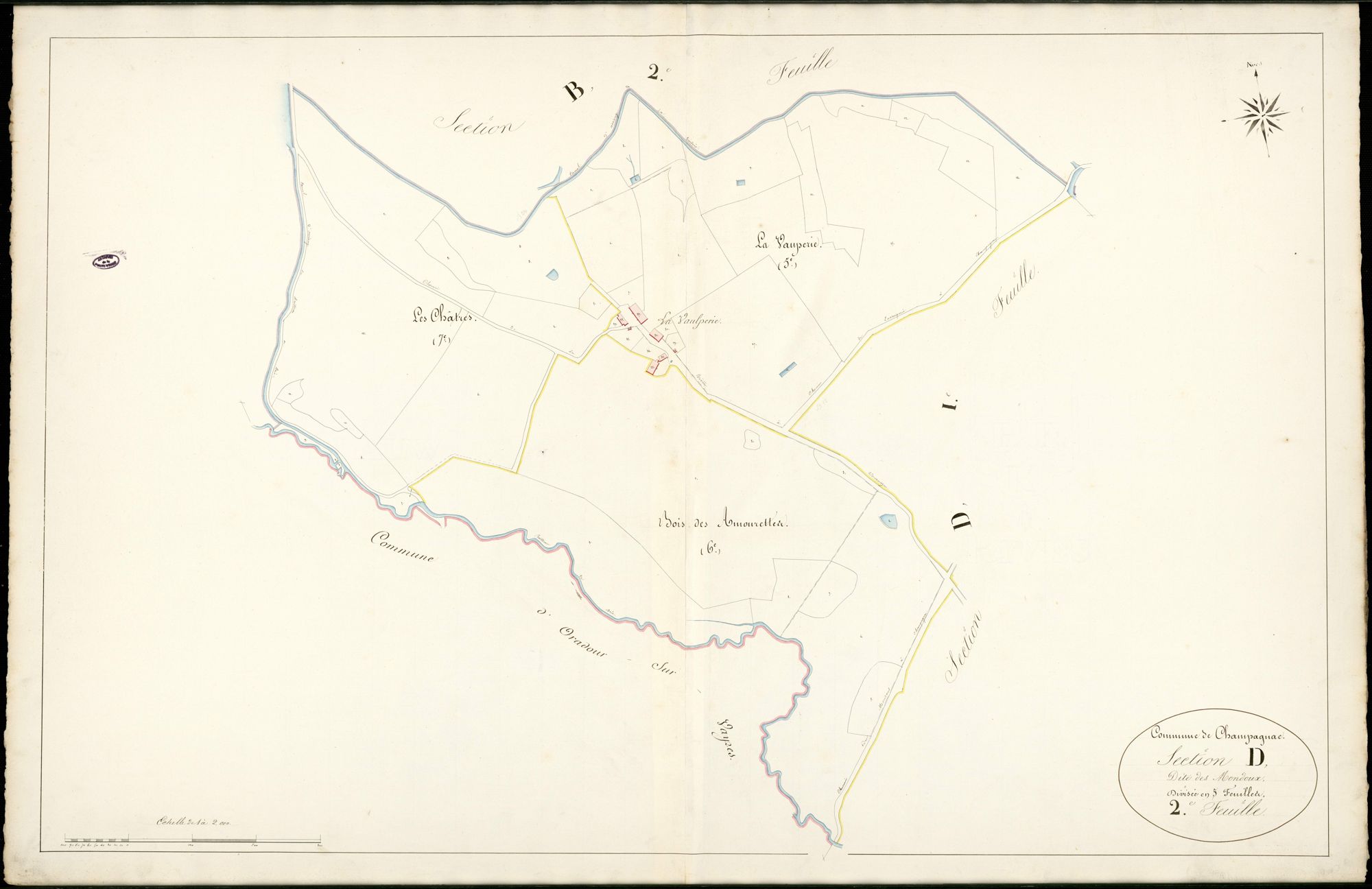 Champagnac-la-Rivière 3 P 44 / 2 [v. 1839]