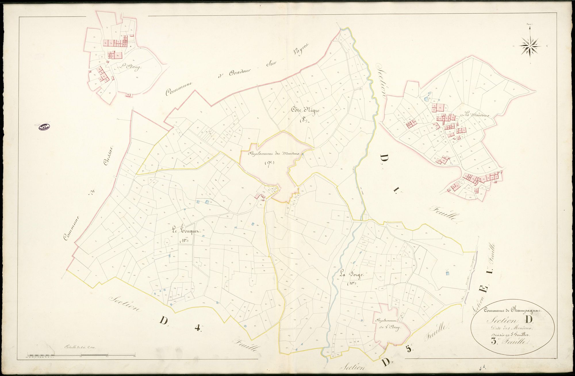 Champagnac-la-Rivière 3 P 44 / 2 [v. 1839]