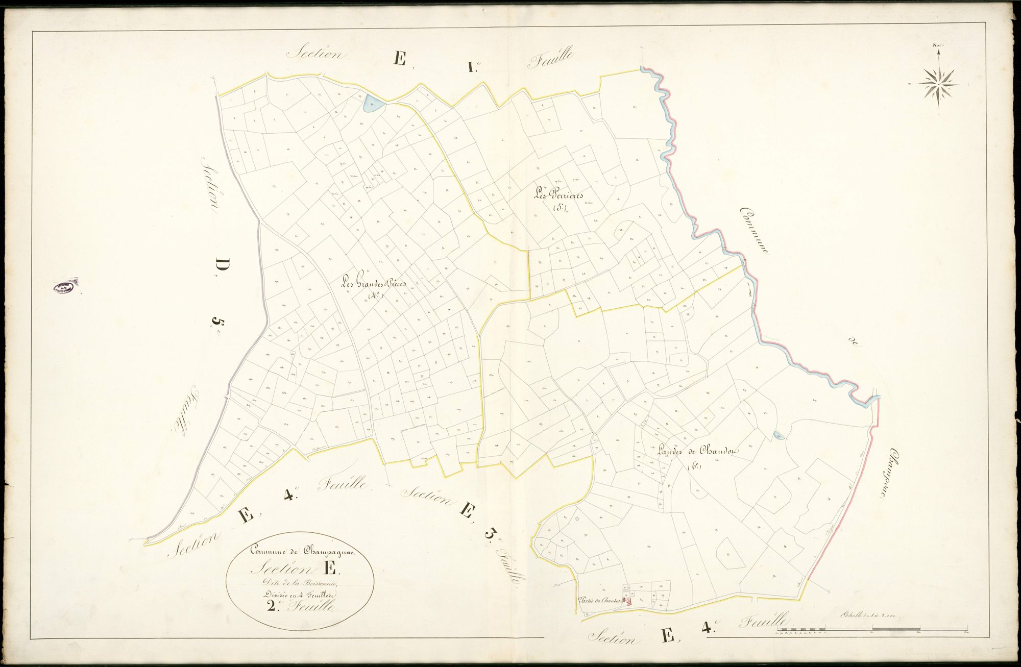 Champagnac-la-Rivière 3 P 44 / 2 [v. 1839]