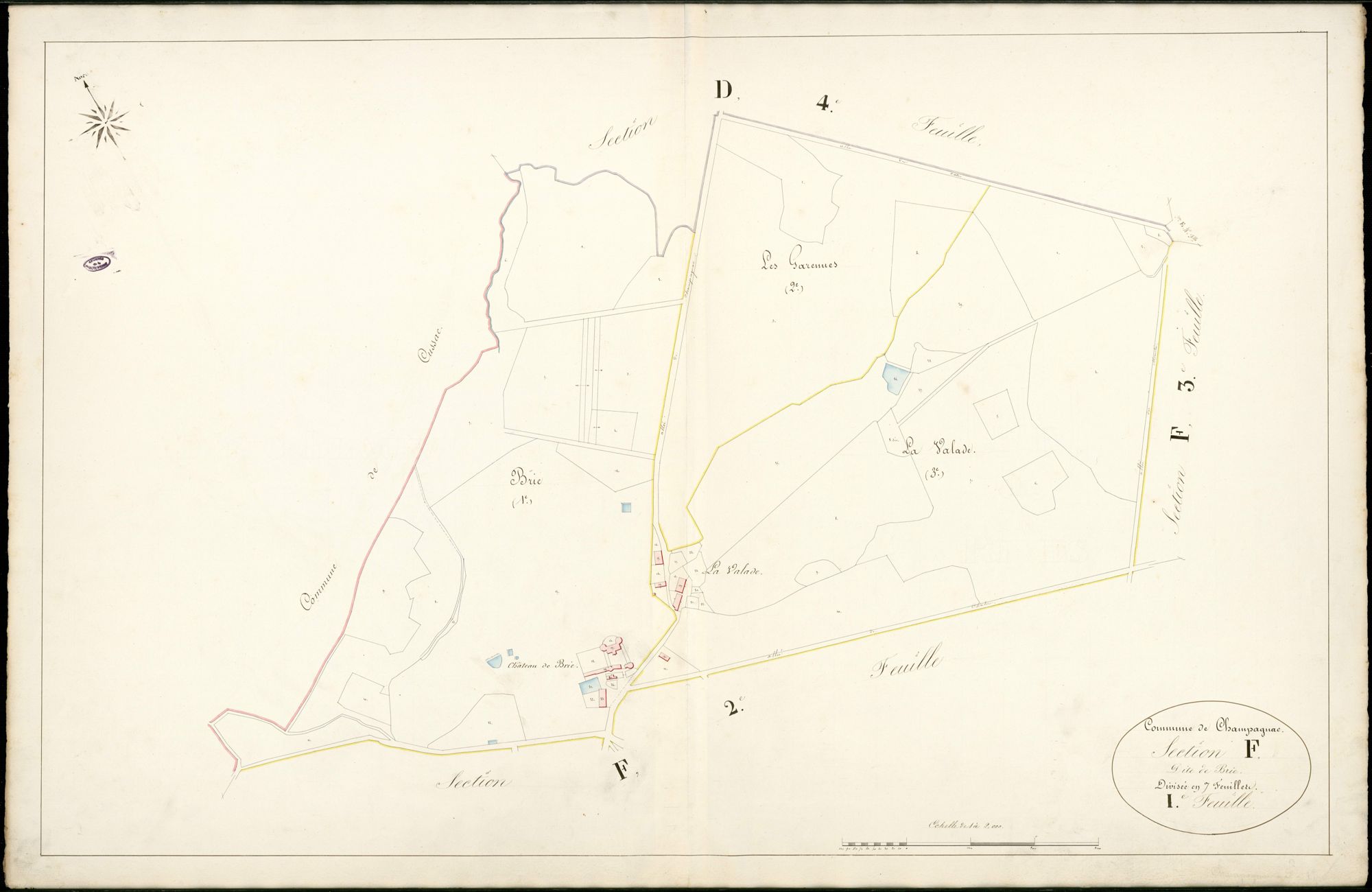 Champagnac-la-Rivière 3 P 44 / 2 [v. 1839]