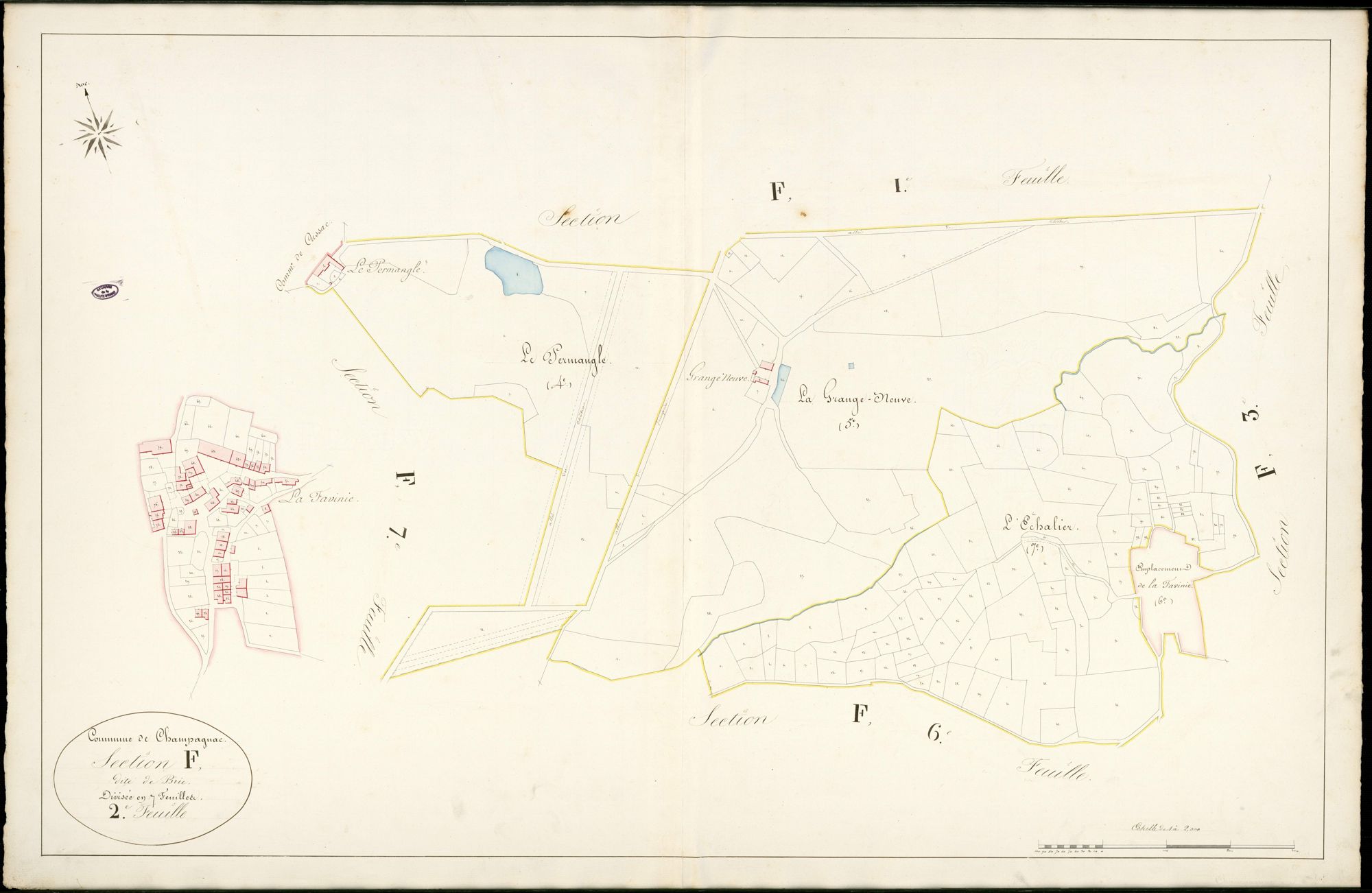 Champagnac-la-Rivière 3 P 44 / 2 [v. 1839]