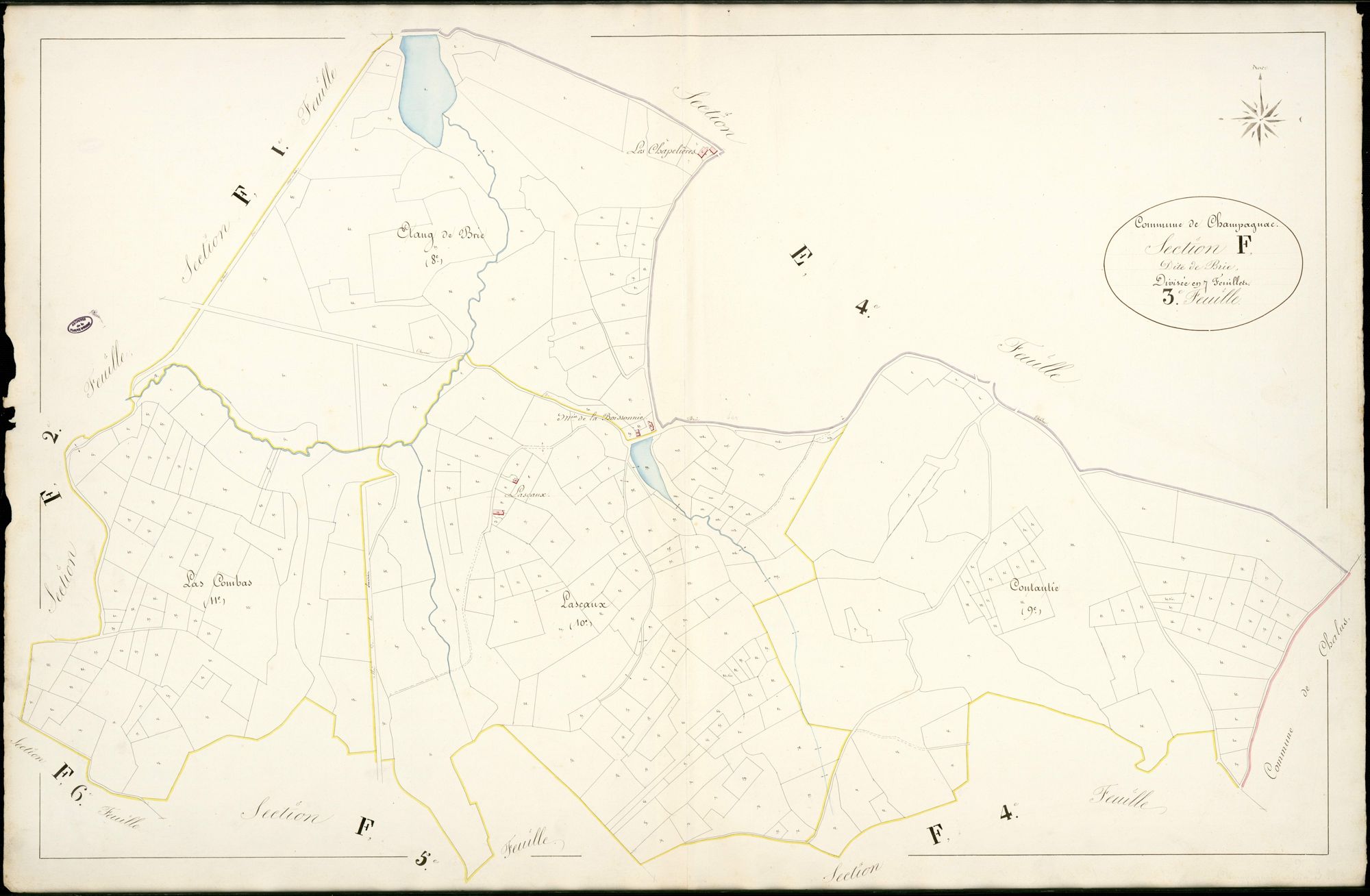 Champagnac-la-Rivière 3 P 44 / 2 [v. 1839]