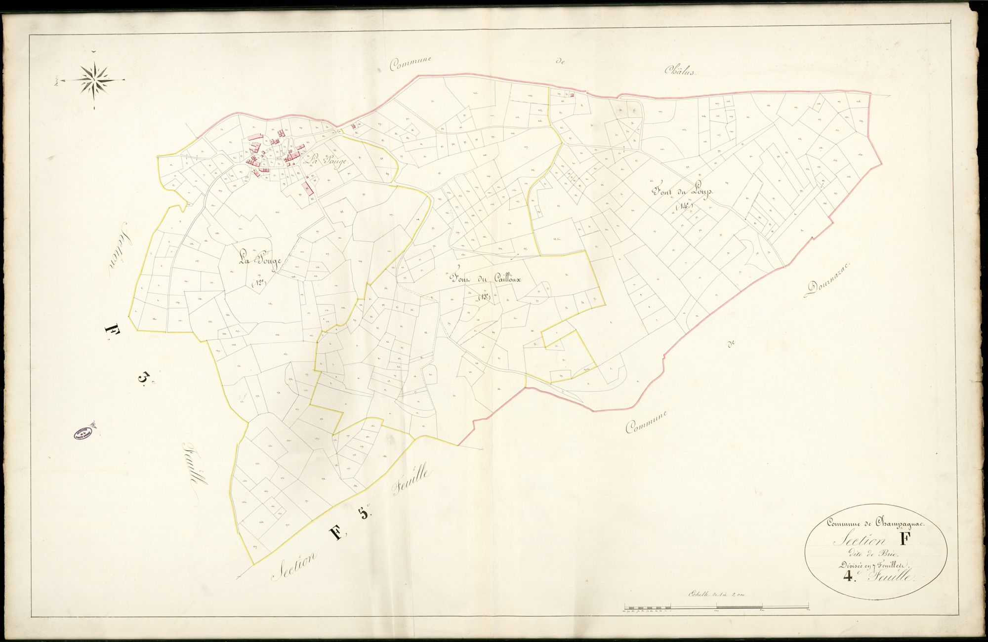 Champagnac-la-Rivière 3 P 44 / 2 [v. 1839]