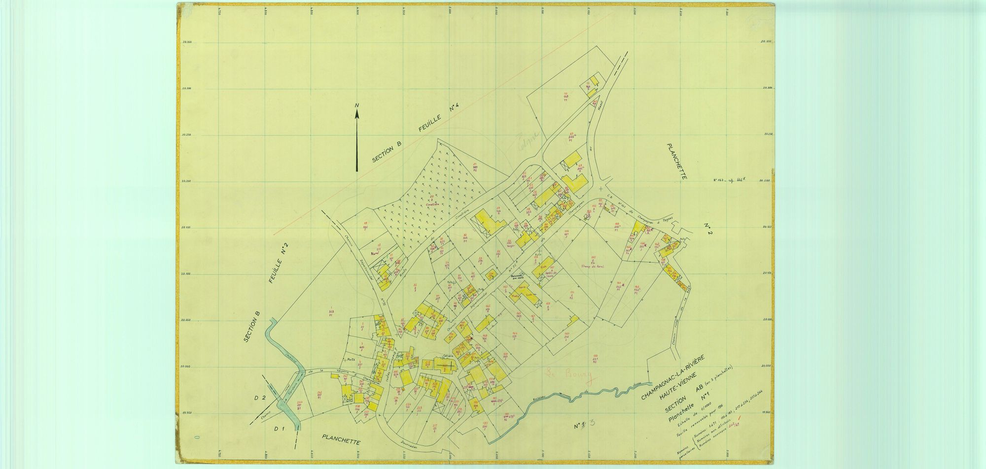 Champagnac-la-Rivière 1203 W 18 1969