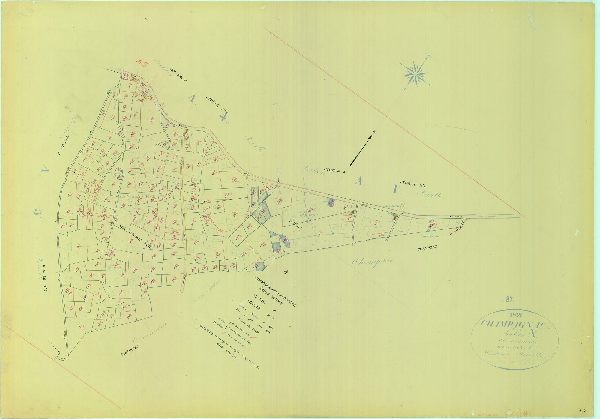 Champagnac-la-Rivière 1203 W 18 1969