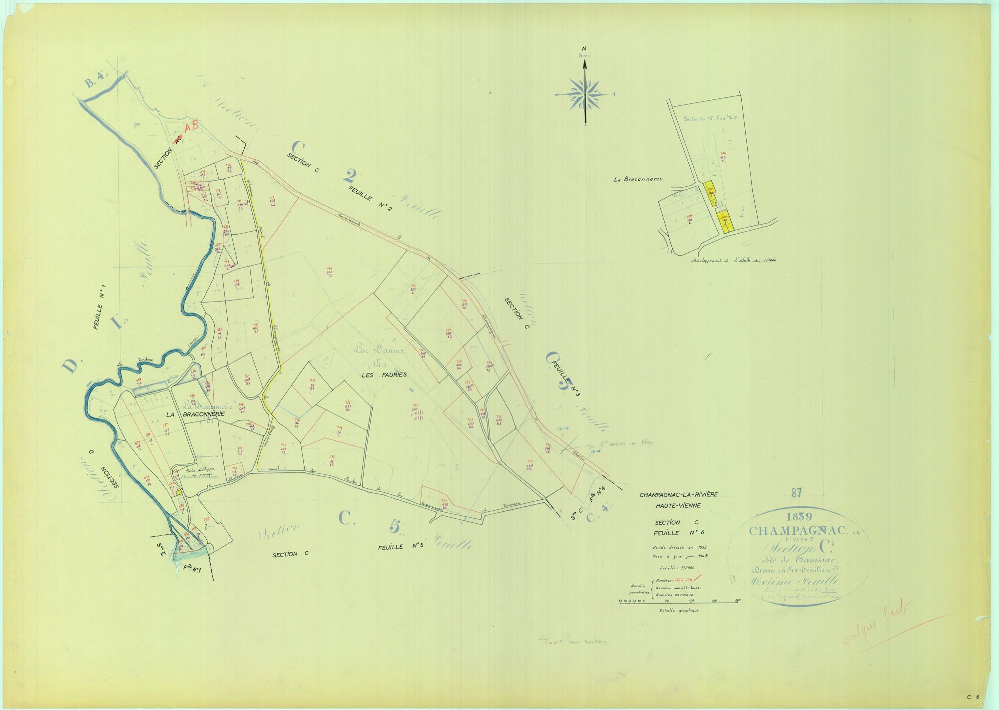 Champagnac-la-Rivière 1203 W 18 1969
