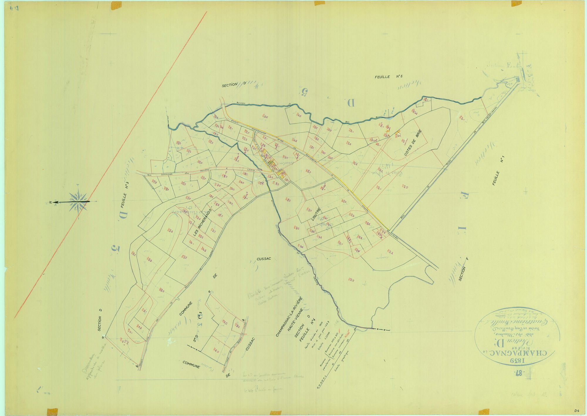 Champagnac-la-Rivière 1203 W 18 1969