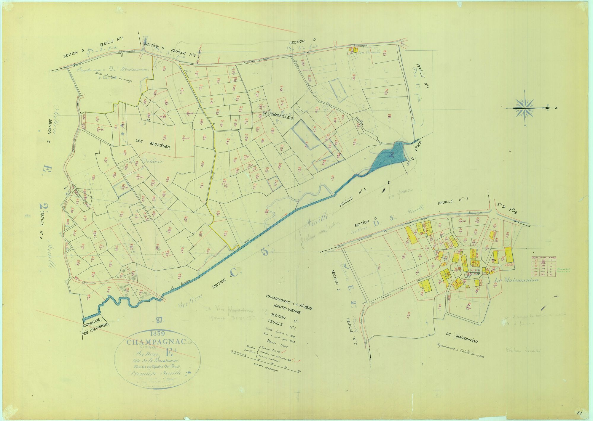 Champagnac-la-Rivière 1203 W 18 1969