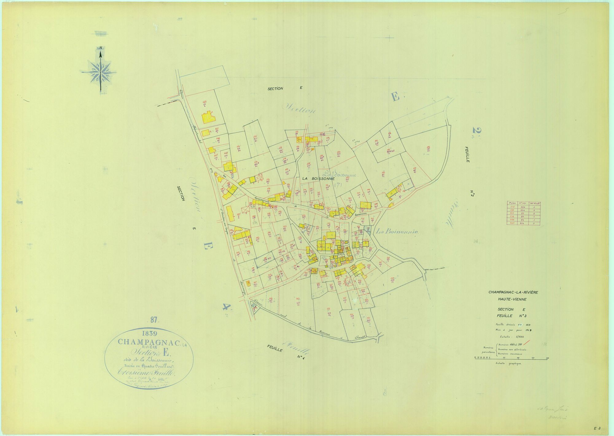 Champagnac-la-Rivière 1203 W 18 1969