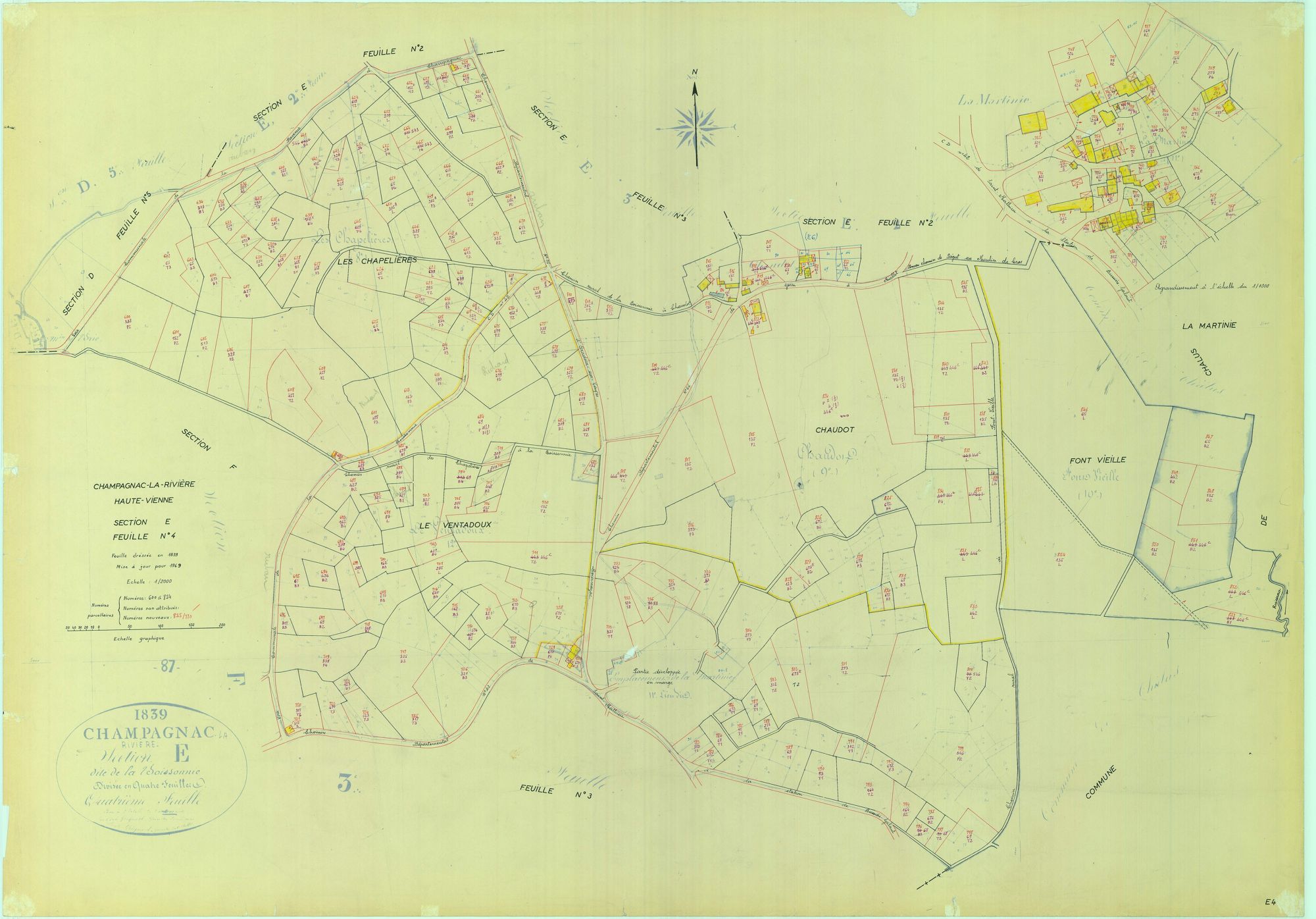 Champagnac-la-Rivière 1203 W 18 1969