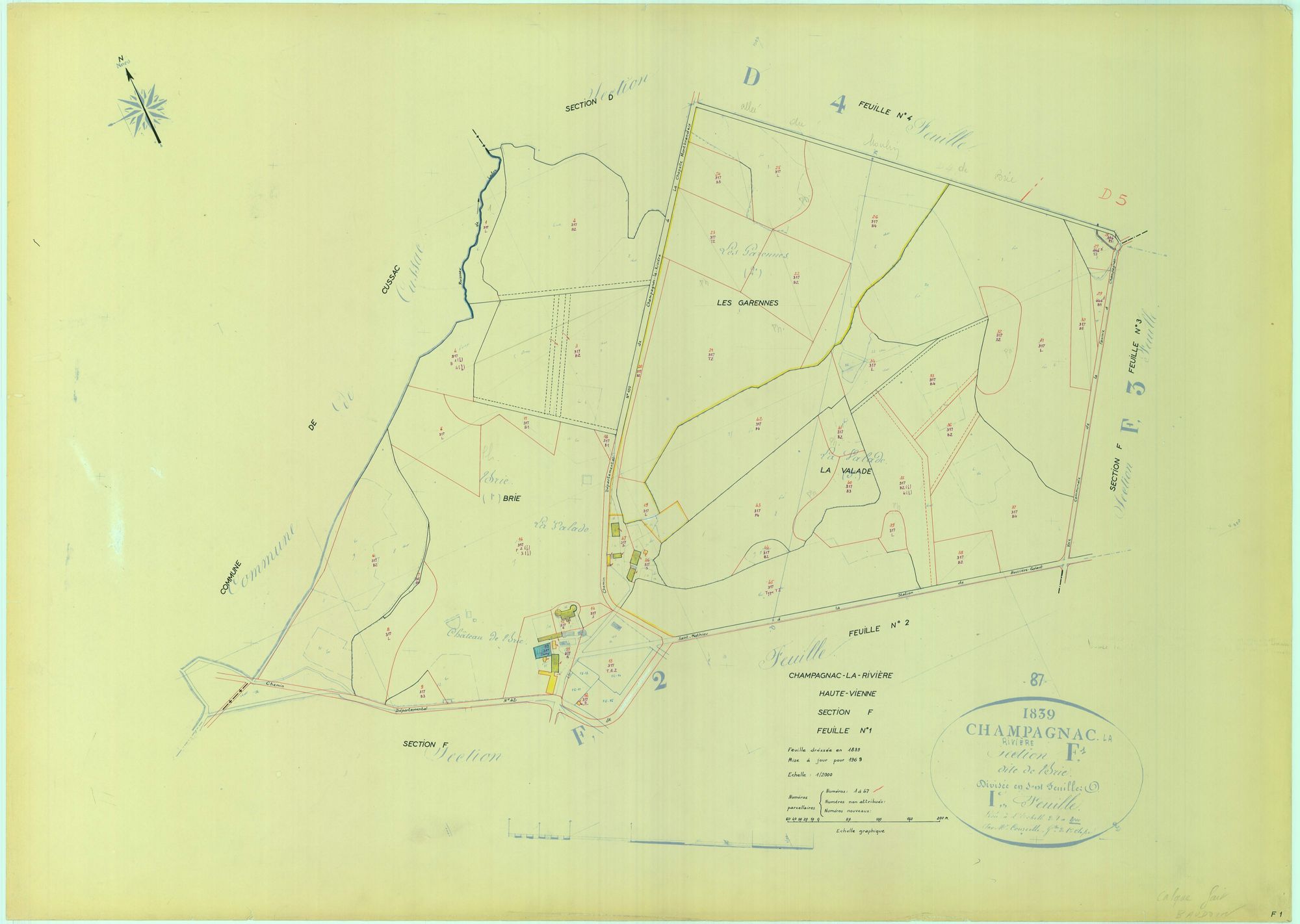 Champagnac-la-Rivière 1203 W 18 1969