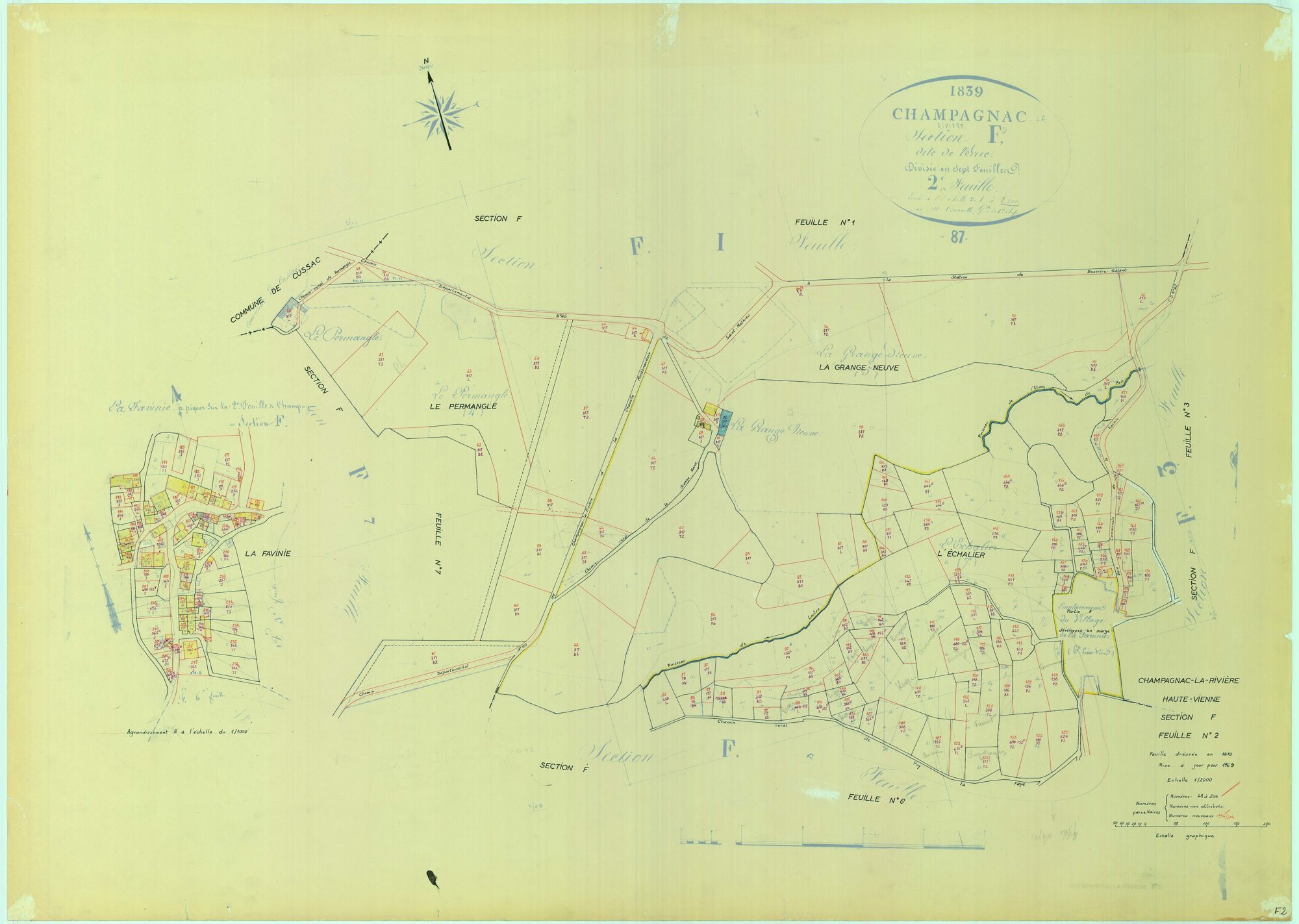 Champagnac-la-Rivière 1203 W 18 1969