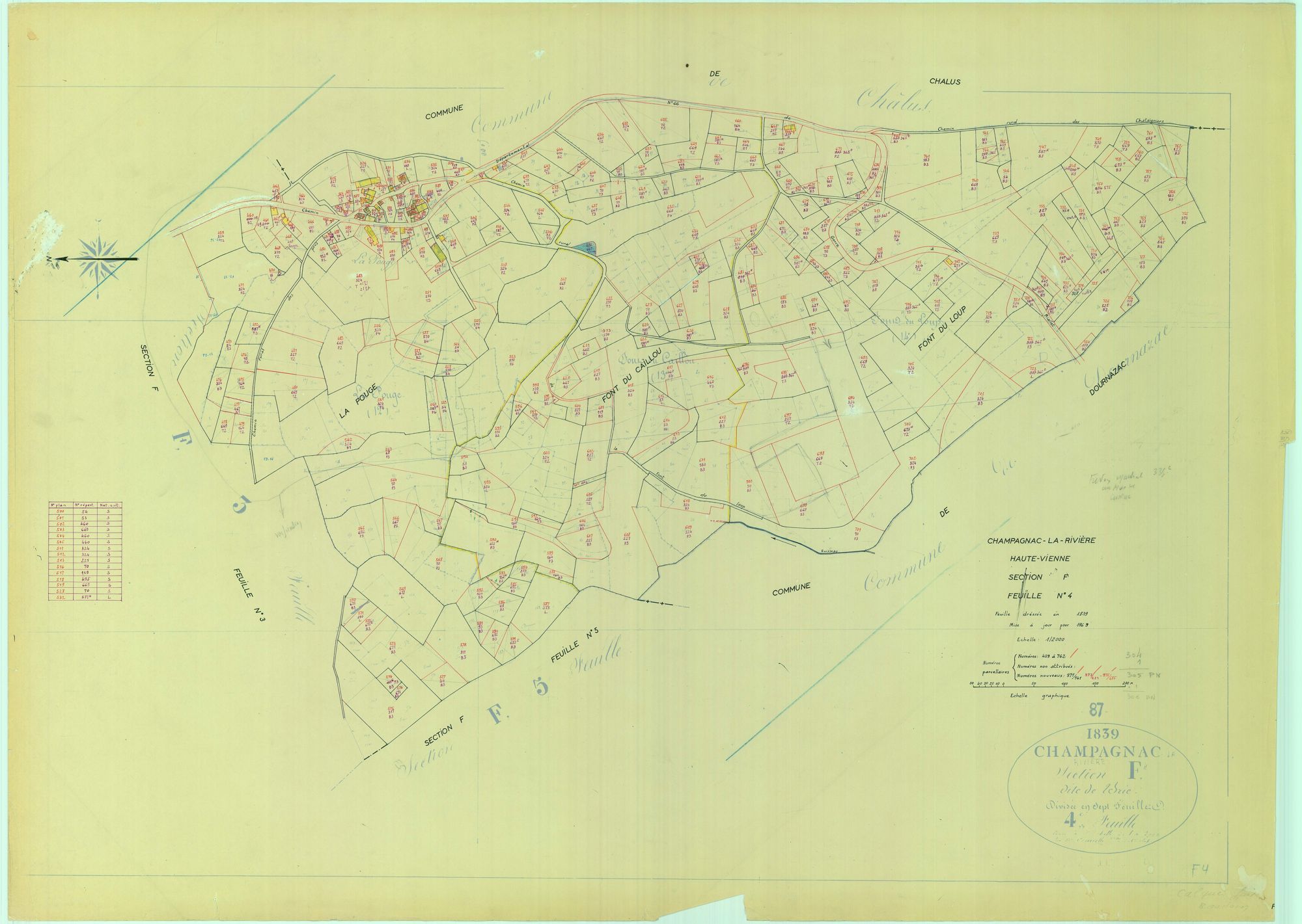 Champagnac-la-Rivière 1203 W 18 1969
