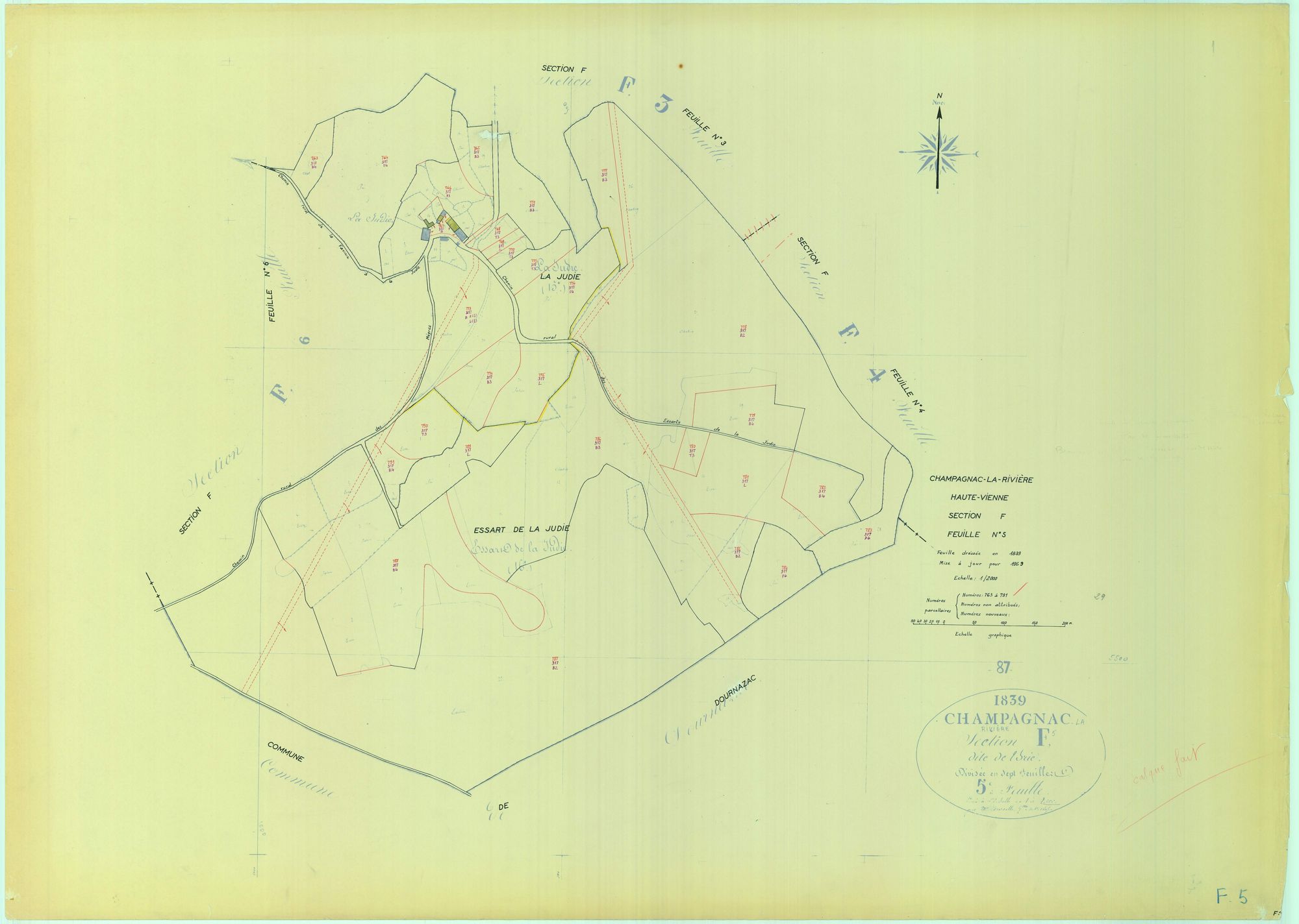 Champagnac-la-Rivière 1203 W 18 1969
