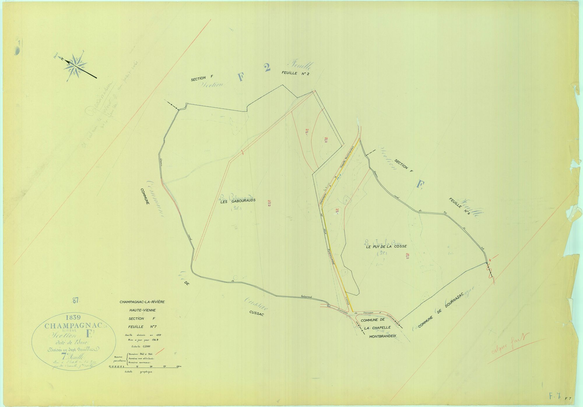 Champagnac-la-Rivière 1203 W 18 1969